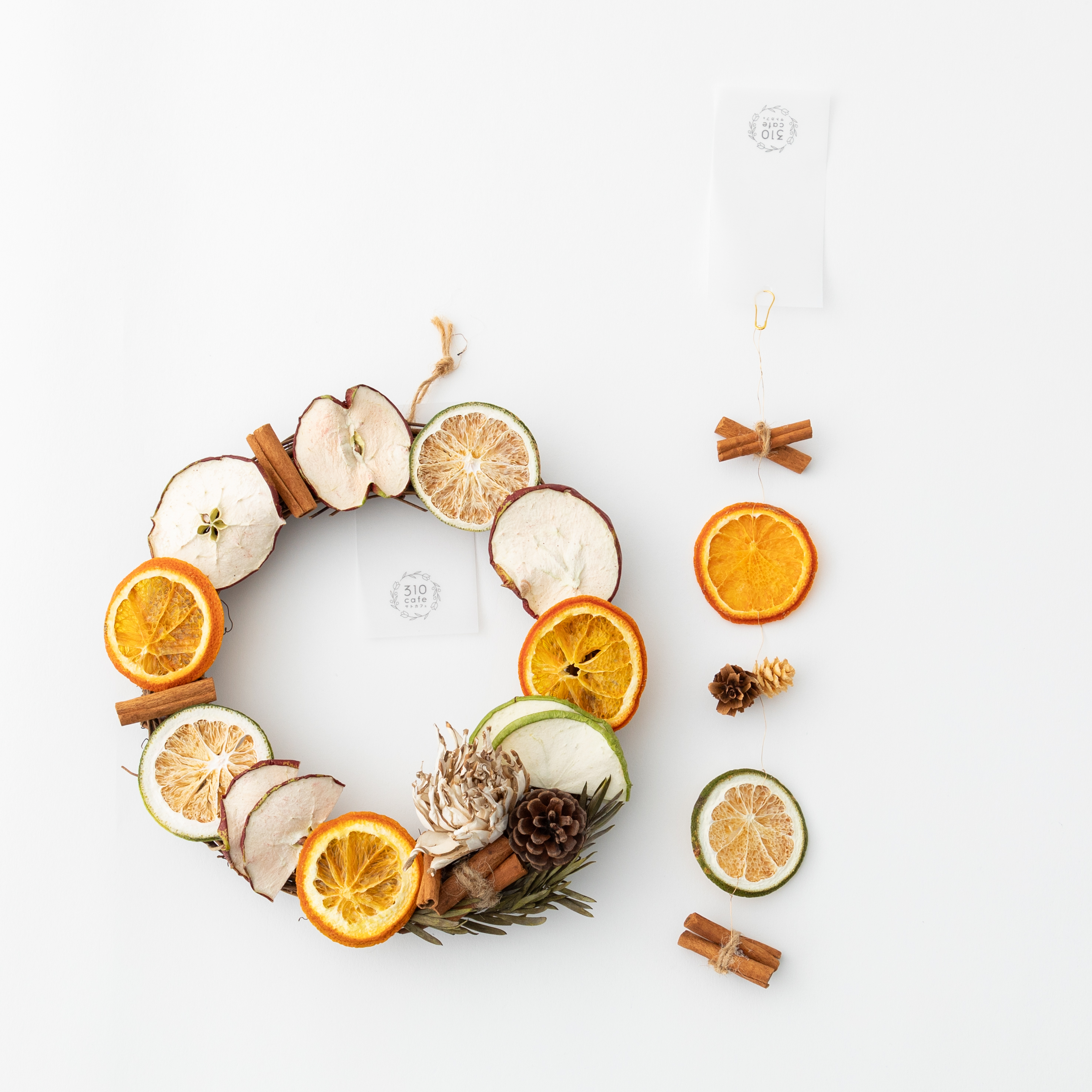 シトラスリースとミニガーランドのセット