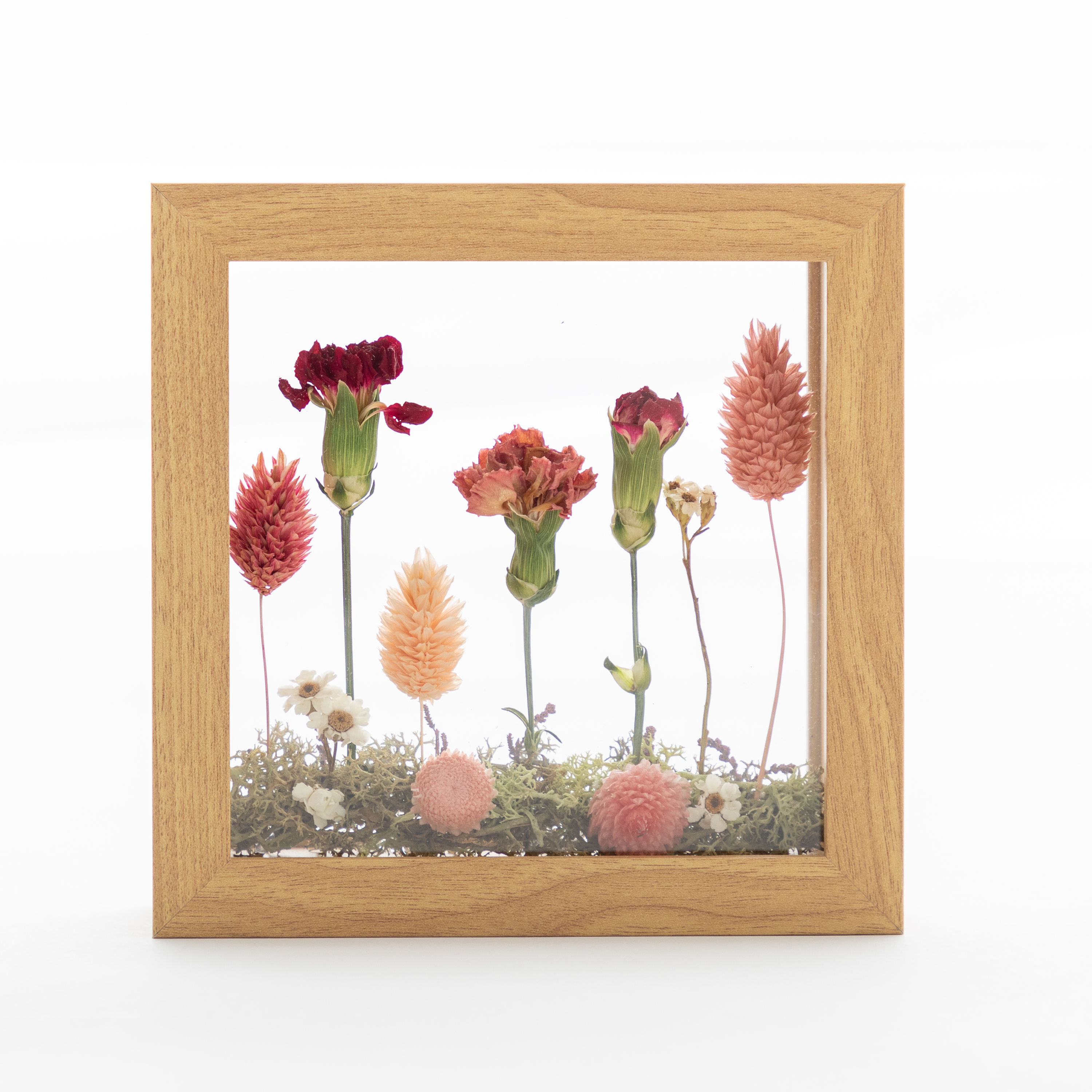 ガラスフレームの春アレンジメント S