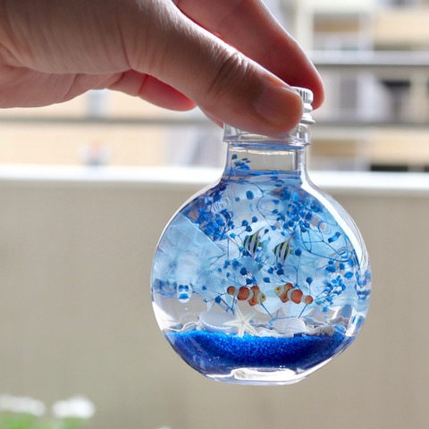 プチサイズ海のインテリアハーバリウム