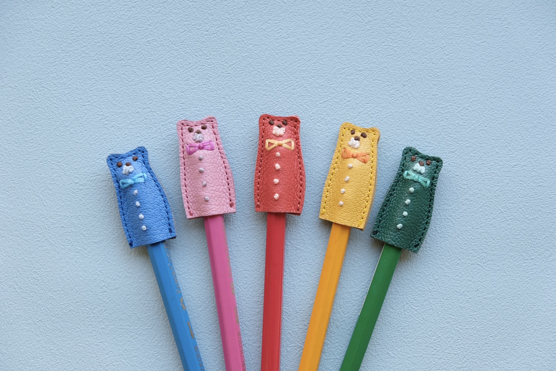 5色セットのえんぴつぼうし