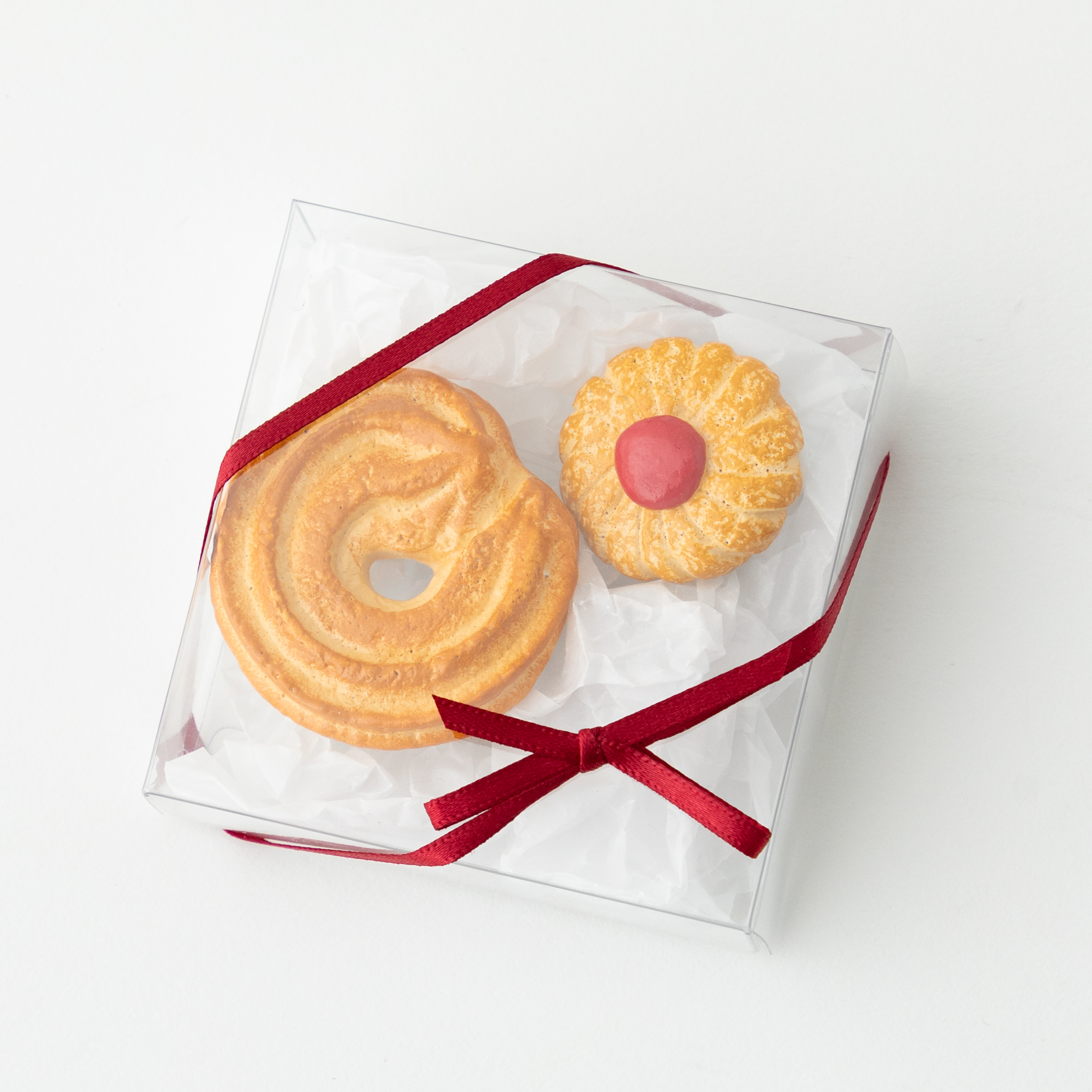 焼き菓子陶土ブローチセット　A