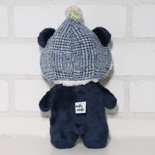 帽子寝そべりくまネイビーっこ