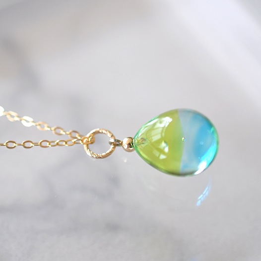 菜の花と空＊ネックレス