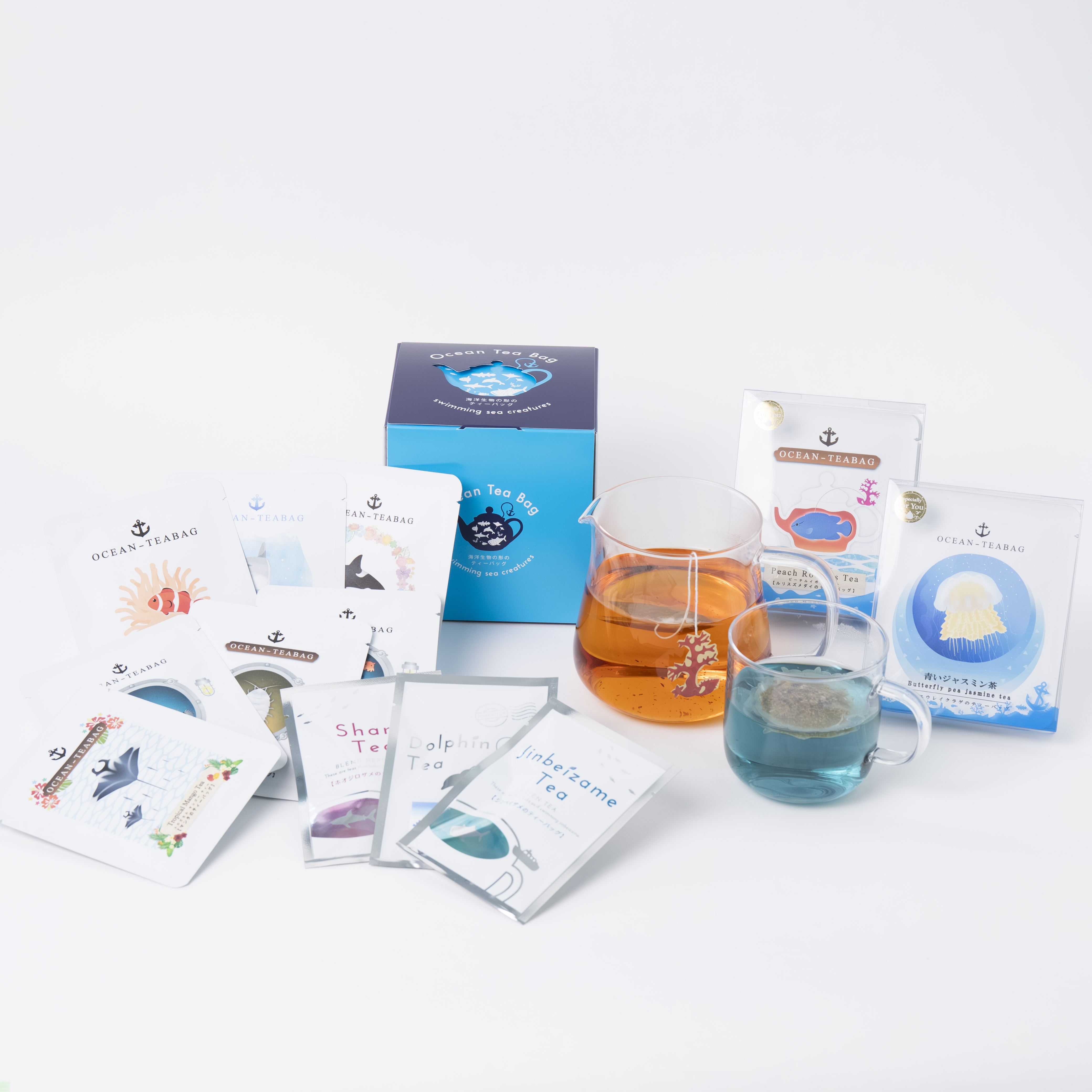 海の世界を独り占め。究極の海のティーセット。