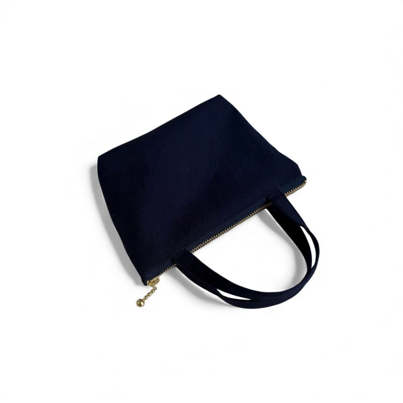 持ち手付きミニポーチ/アンティークいちご