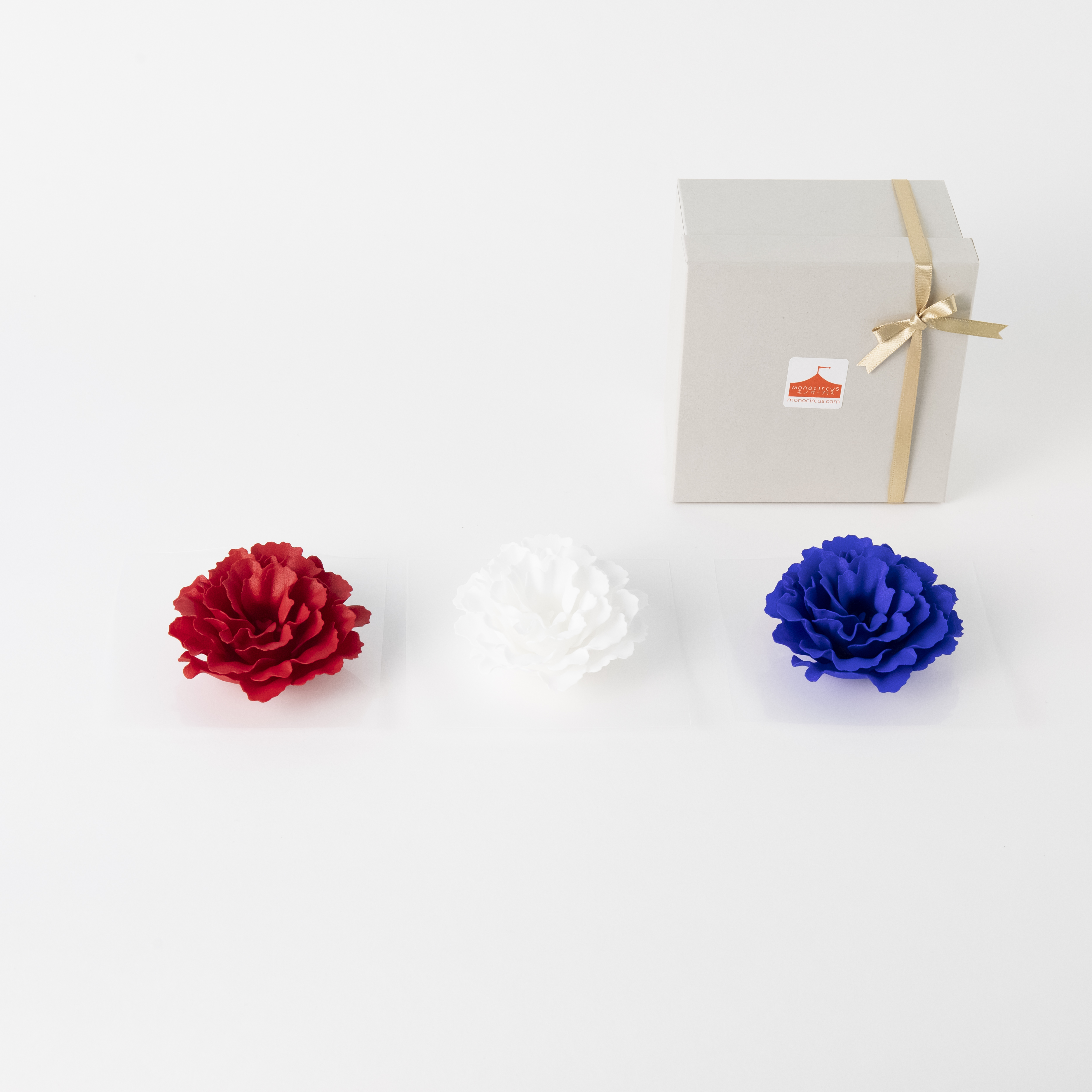 リシアンサス　ブローチ