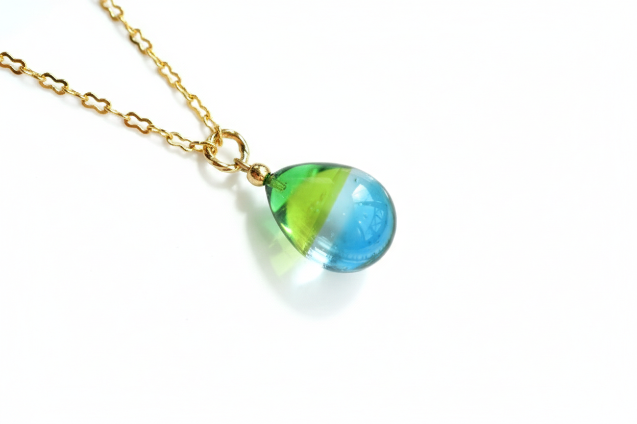 菜の花と空＊ネックレス