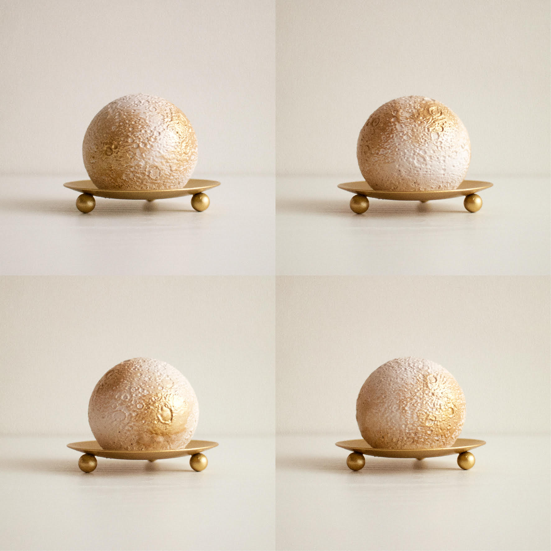 tiny moon stone | 夜を灯す 月のアロマストーンオブジェ《香るインテリア》