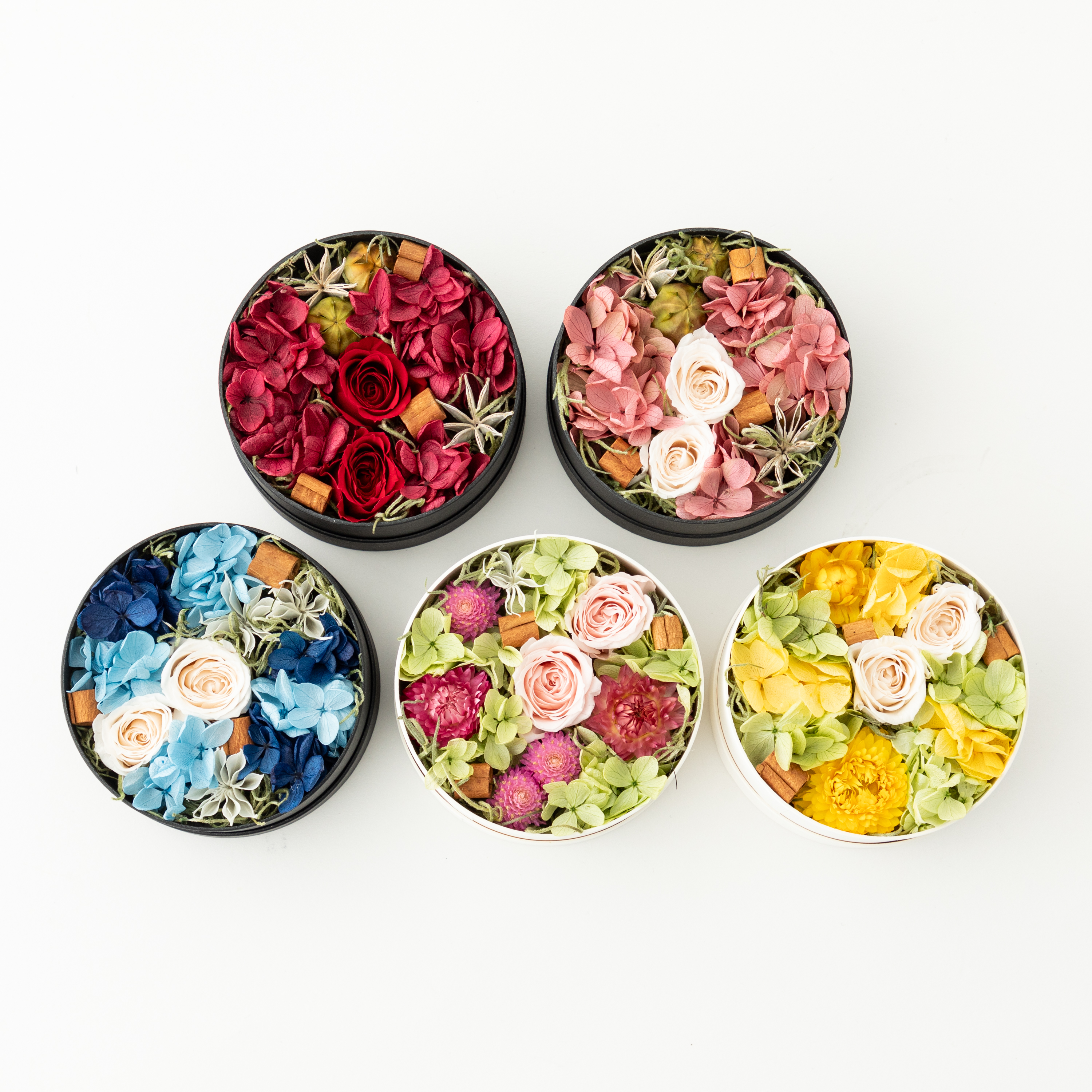 [Flower Box/S]カラー5種/プリザーブドフラワー