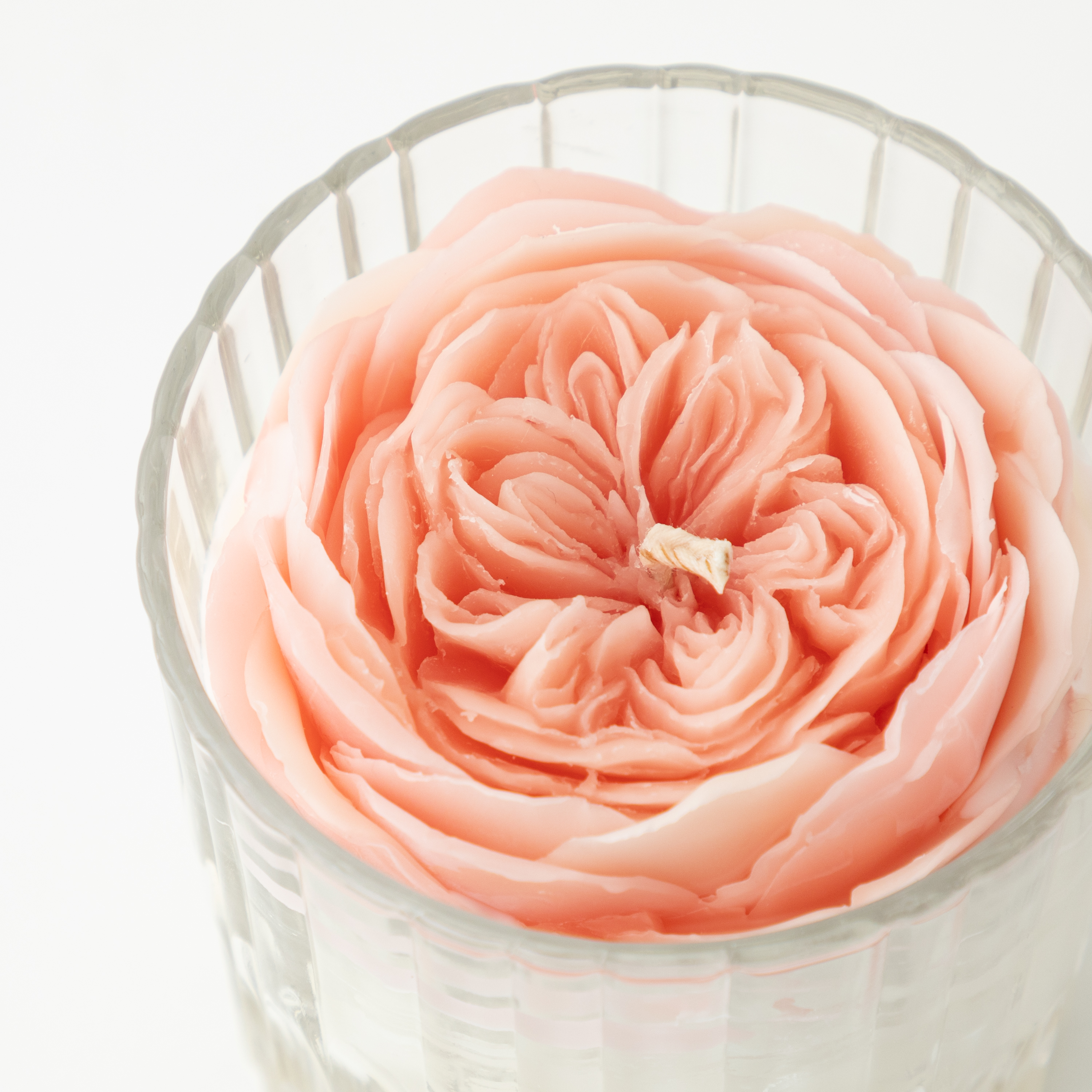 天然のロウ 薔薇キャンドル