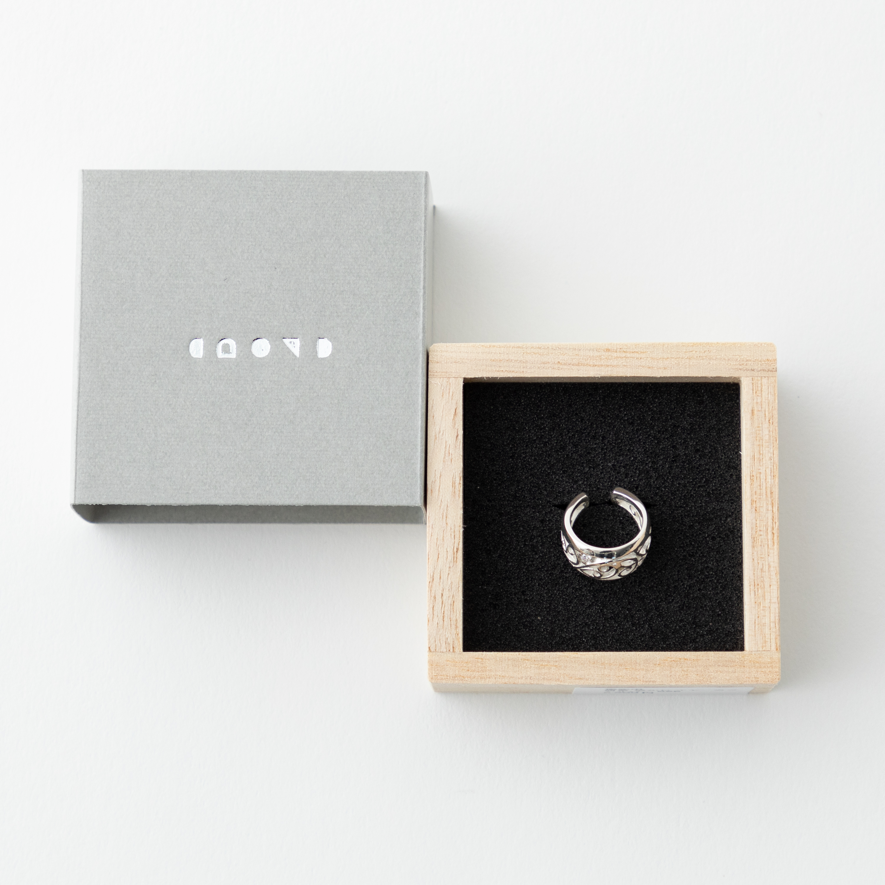 唐草 透かし イヤーカフ シルバー925