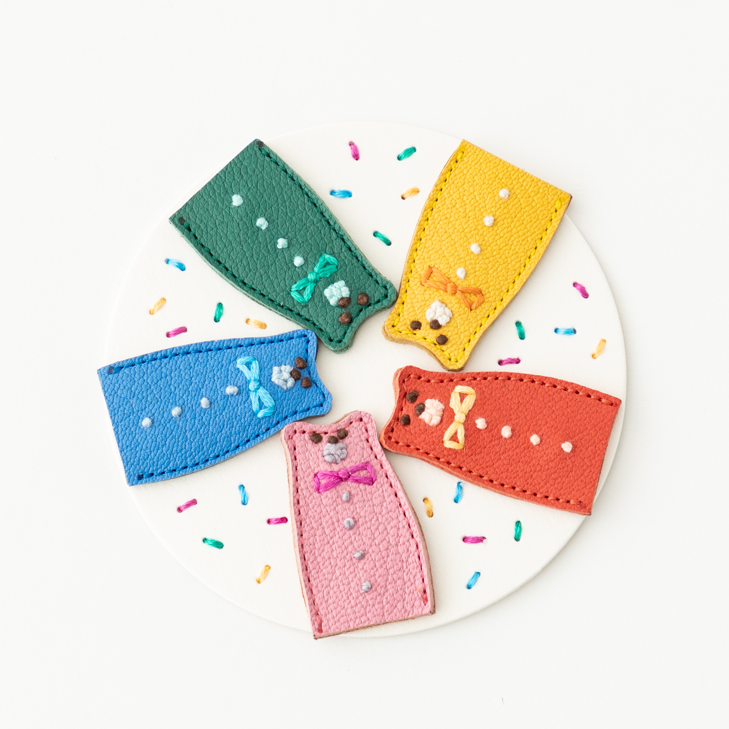 5色セットのえんぴつぼうし