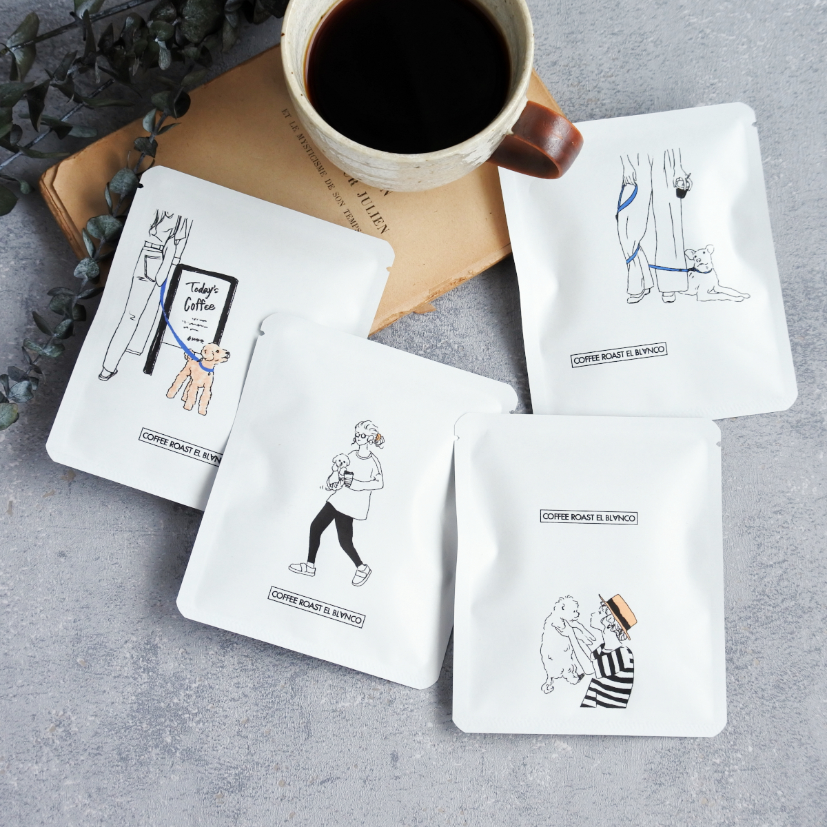 「犬とコーヒーと、やさしい時間」 DRIP BAG12個set