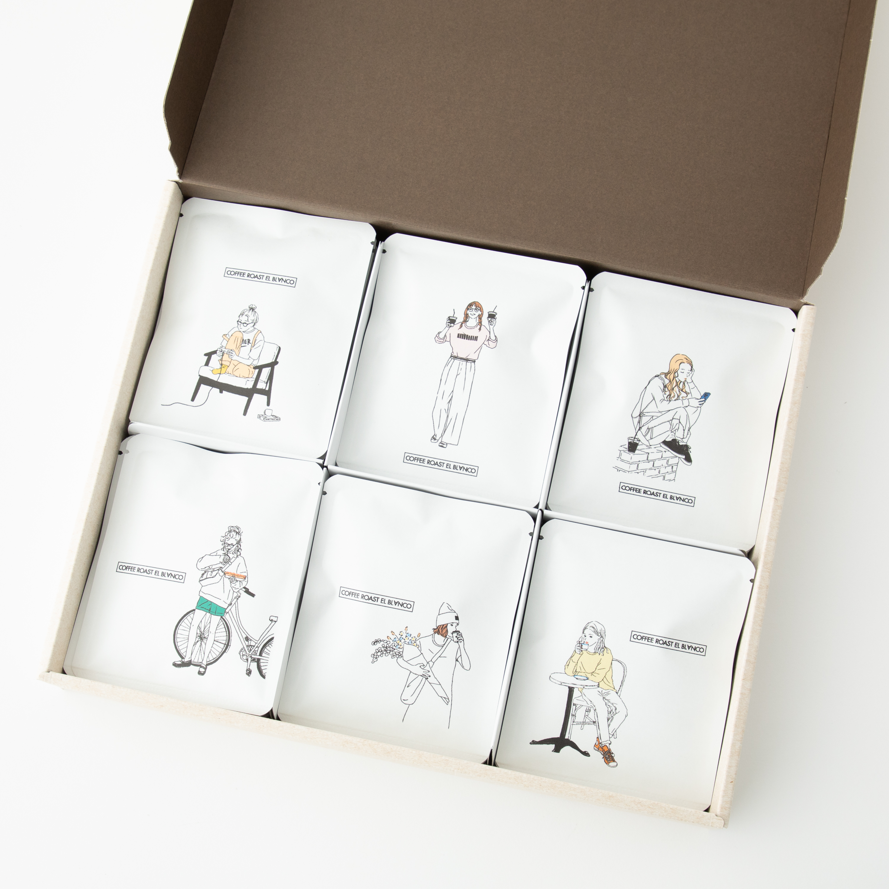 「コーヒーと、女の子の小さな日常」ドリップバック24個set