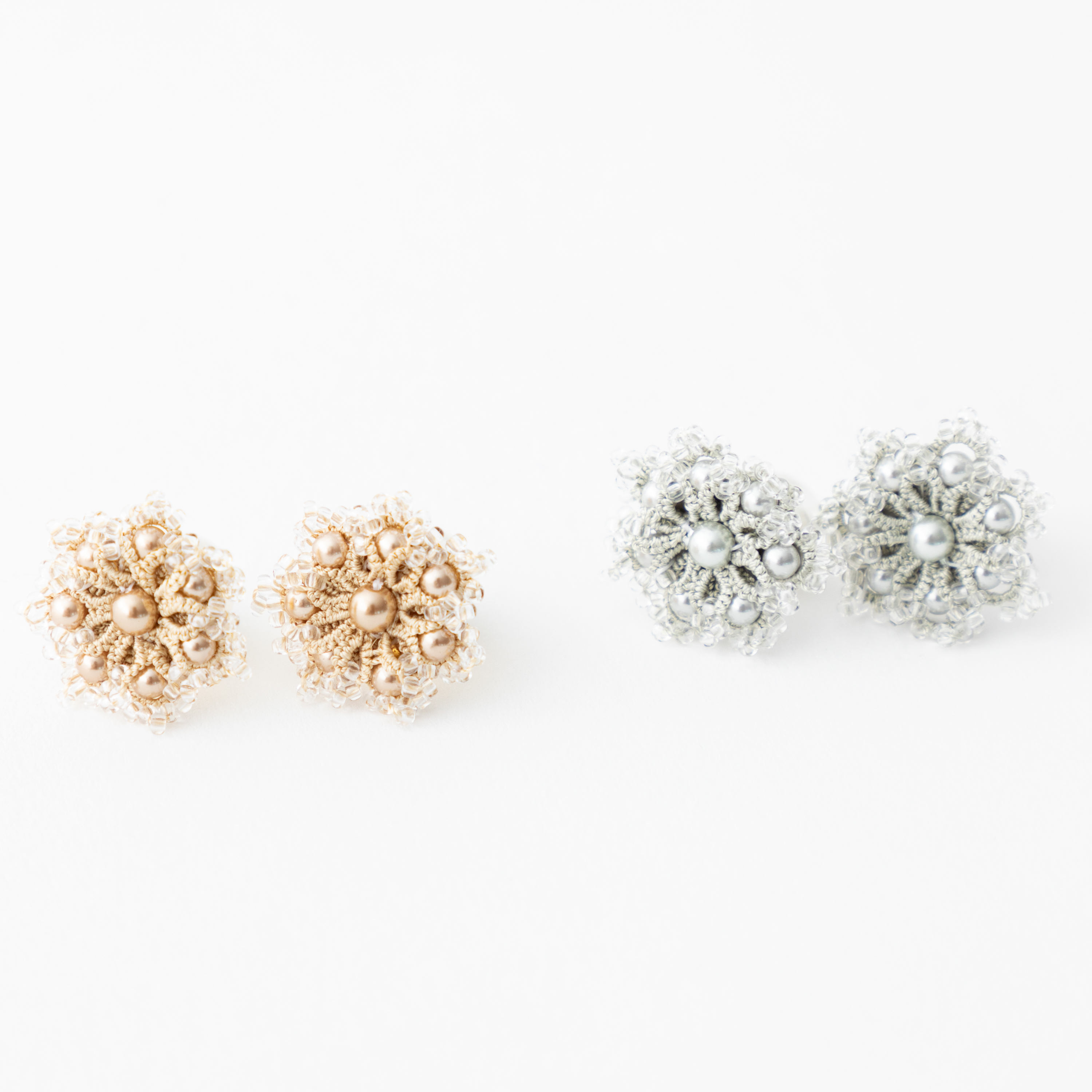 選べる　silk flowerピアス/イヤリング