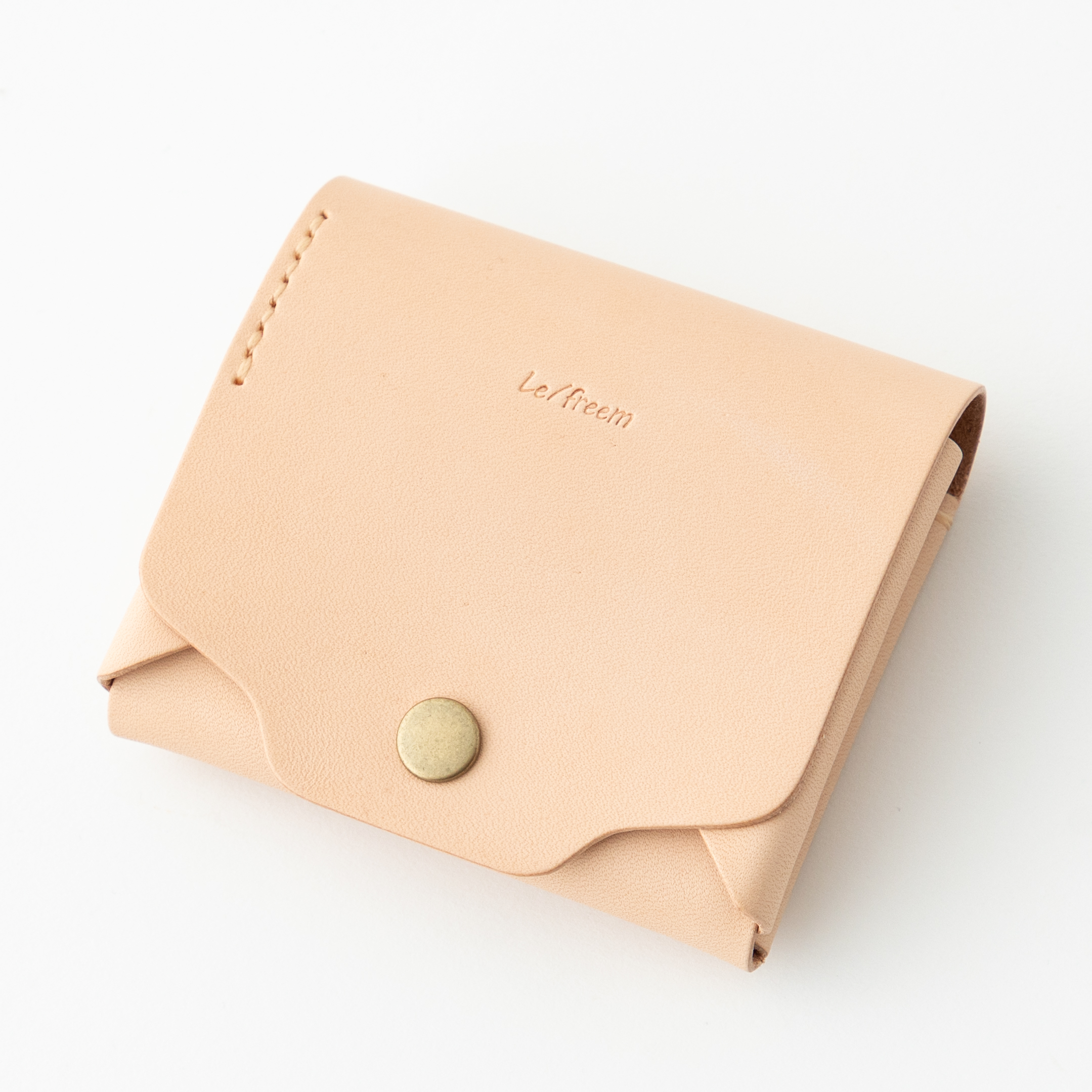 お札が折れない 鍵が入るコンパクト財布 LF-031 ヌメ革ALL ミニ財布 小さい財布 軽い財布