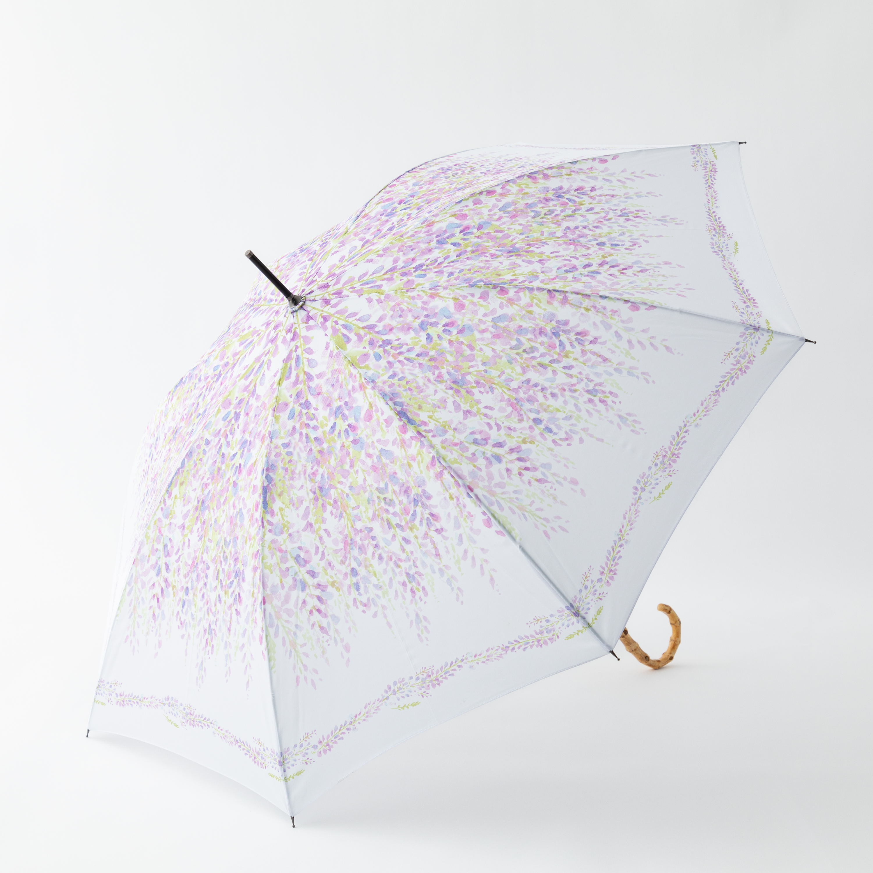 花咲く傘〈藤の花〉とポストカード10枚セット