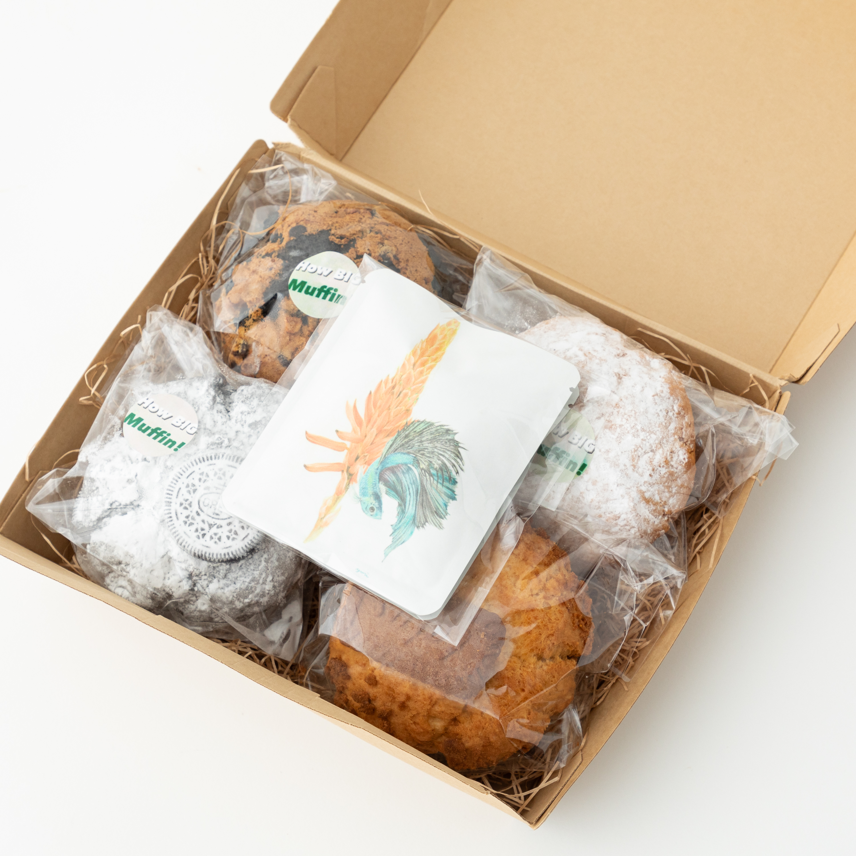 ひとつひとつマフィン職人の手作り！マフィン４種セットとコーヒードリップパックのギフトセット！