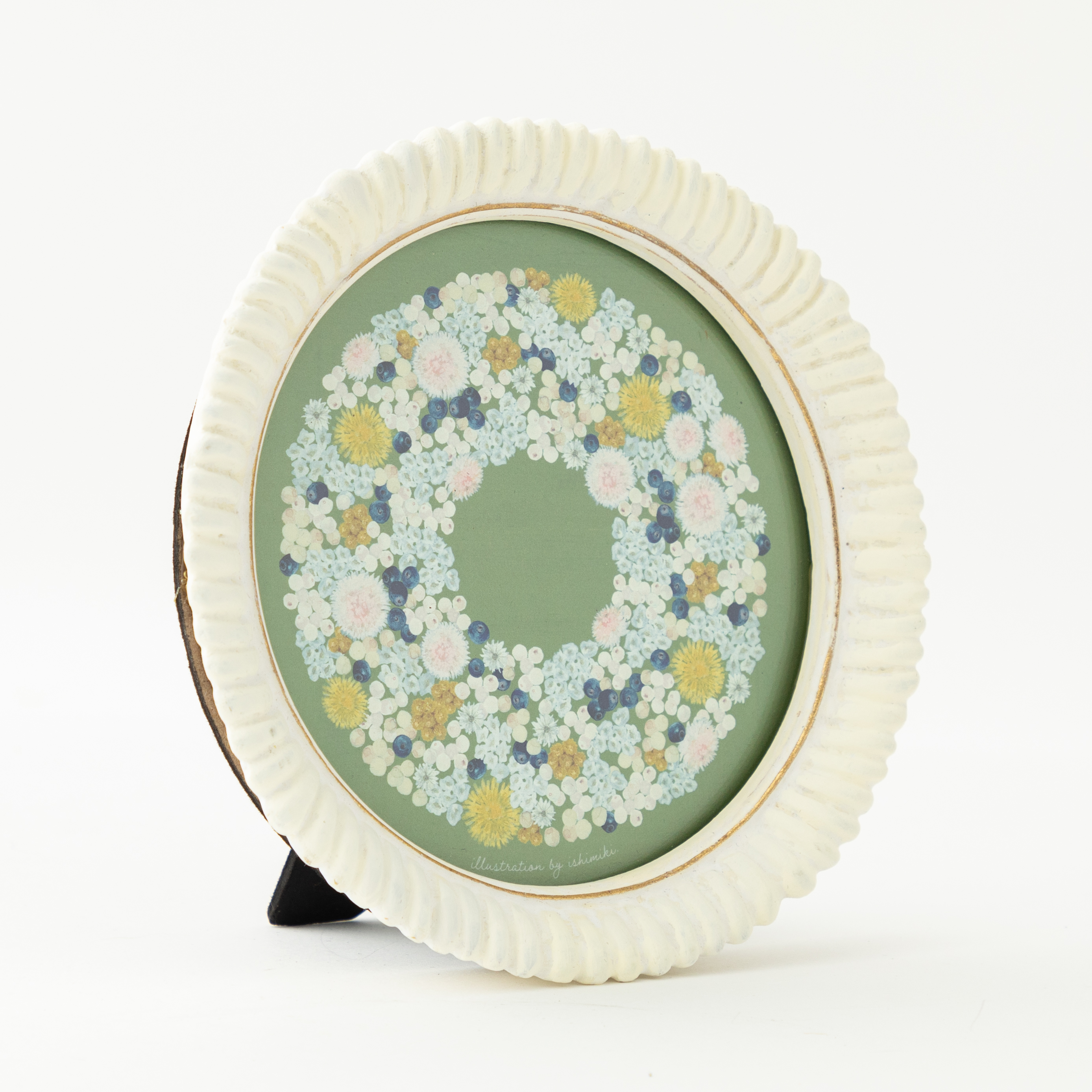 まるいフレーム〈タンポポグリーン〉