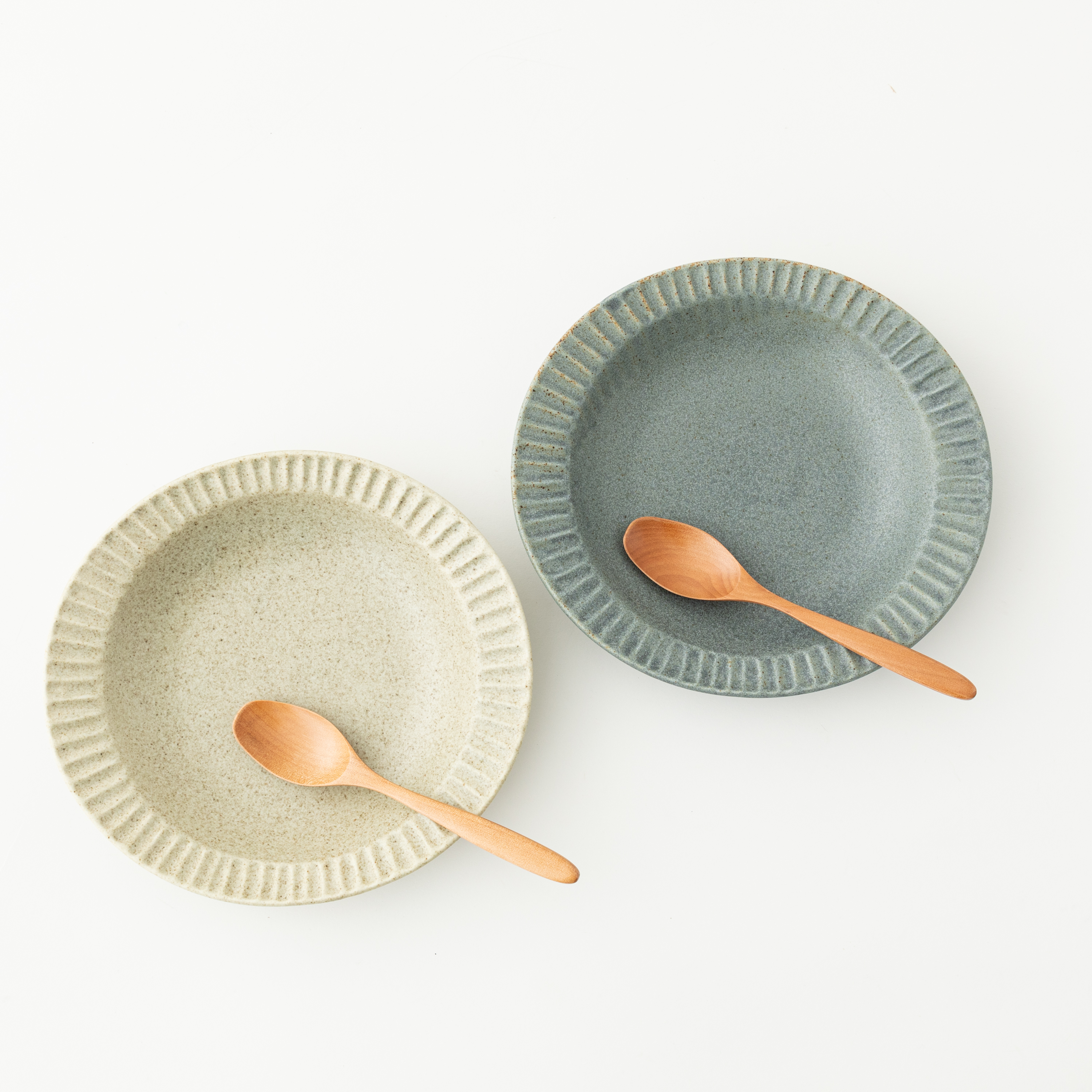 グラッテ ペアプレート スプーン付きペア