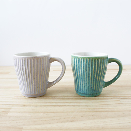 リップル ペアマグ&トレー