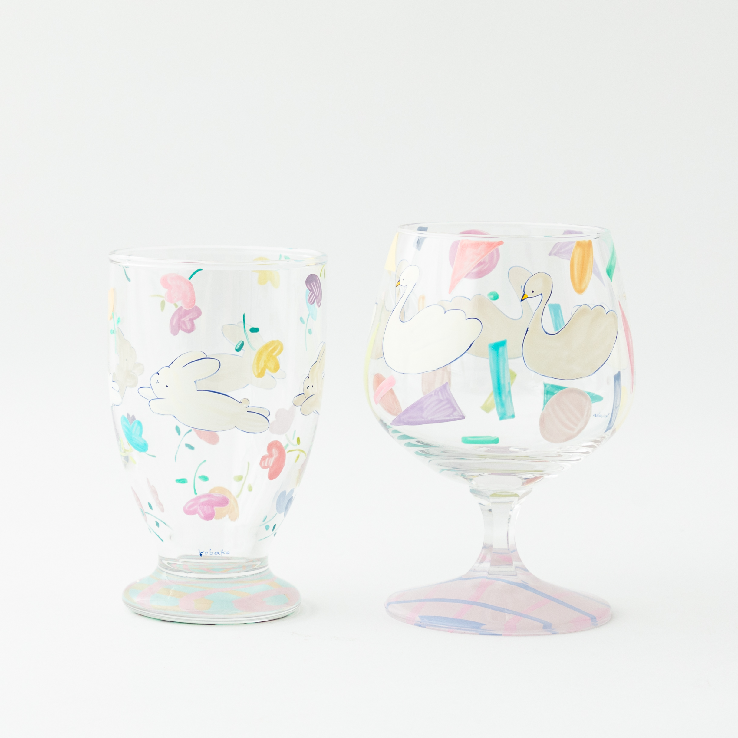 あわいろメルヘングラスのセット