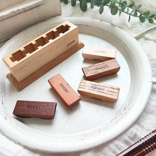 箸置き５色set（ストッカー付）