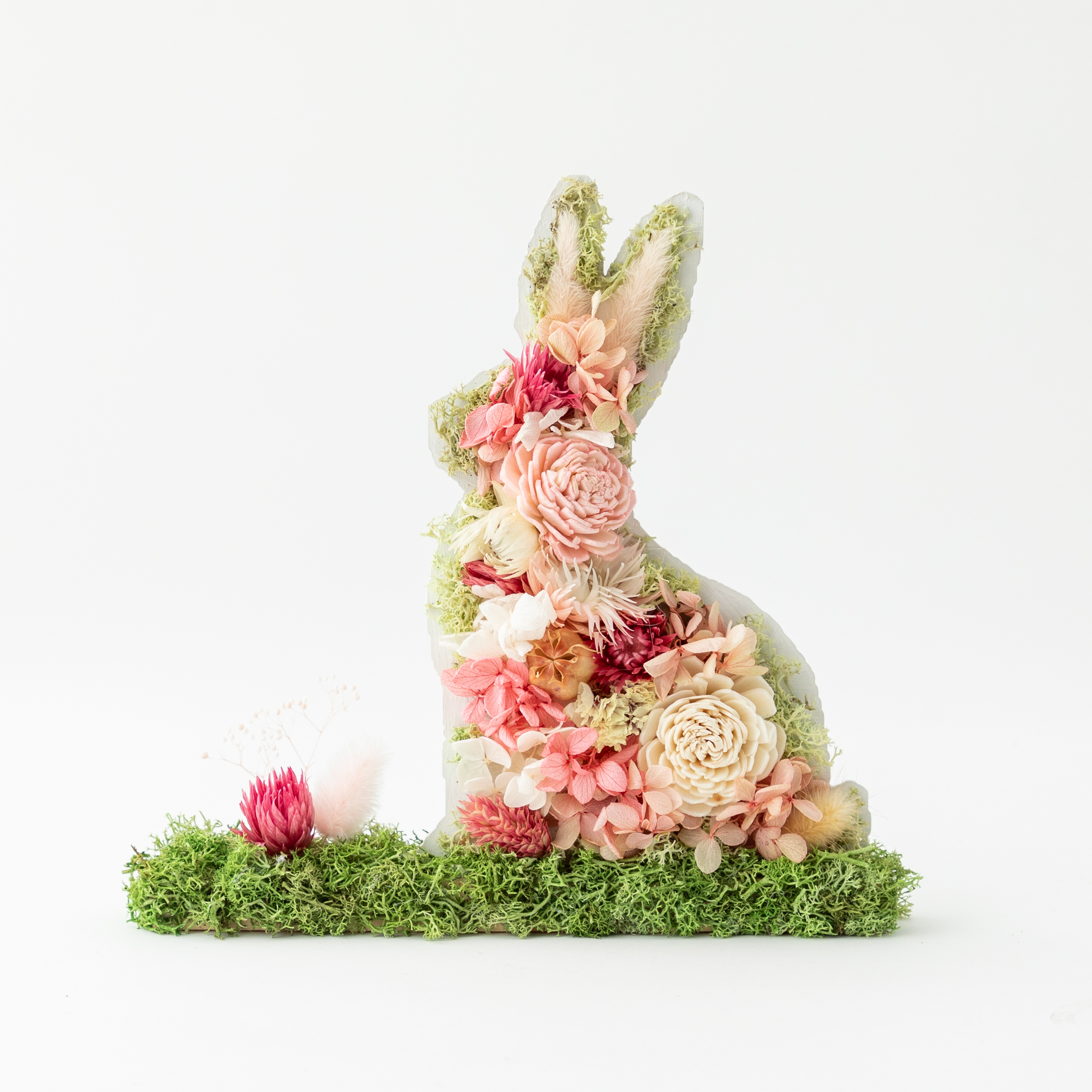 Animalフラワーシルエット！うさぎ！プリザーブドフラワー