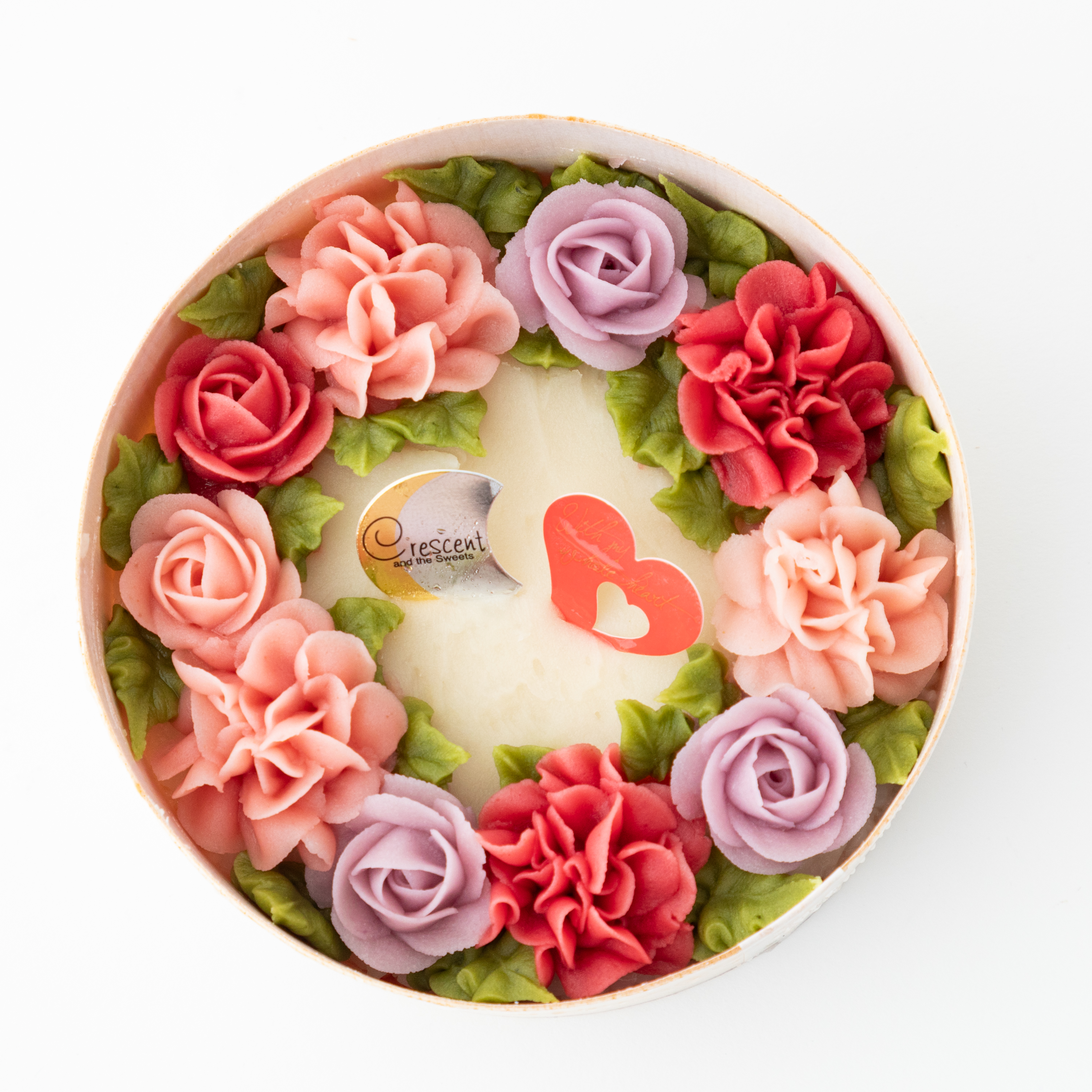 花屋が作る！無添加フラワーおはぎと動物のヴィーガンクッキー缶のセット