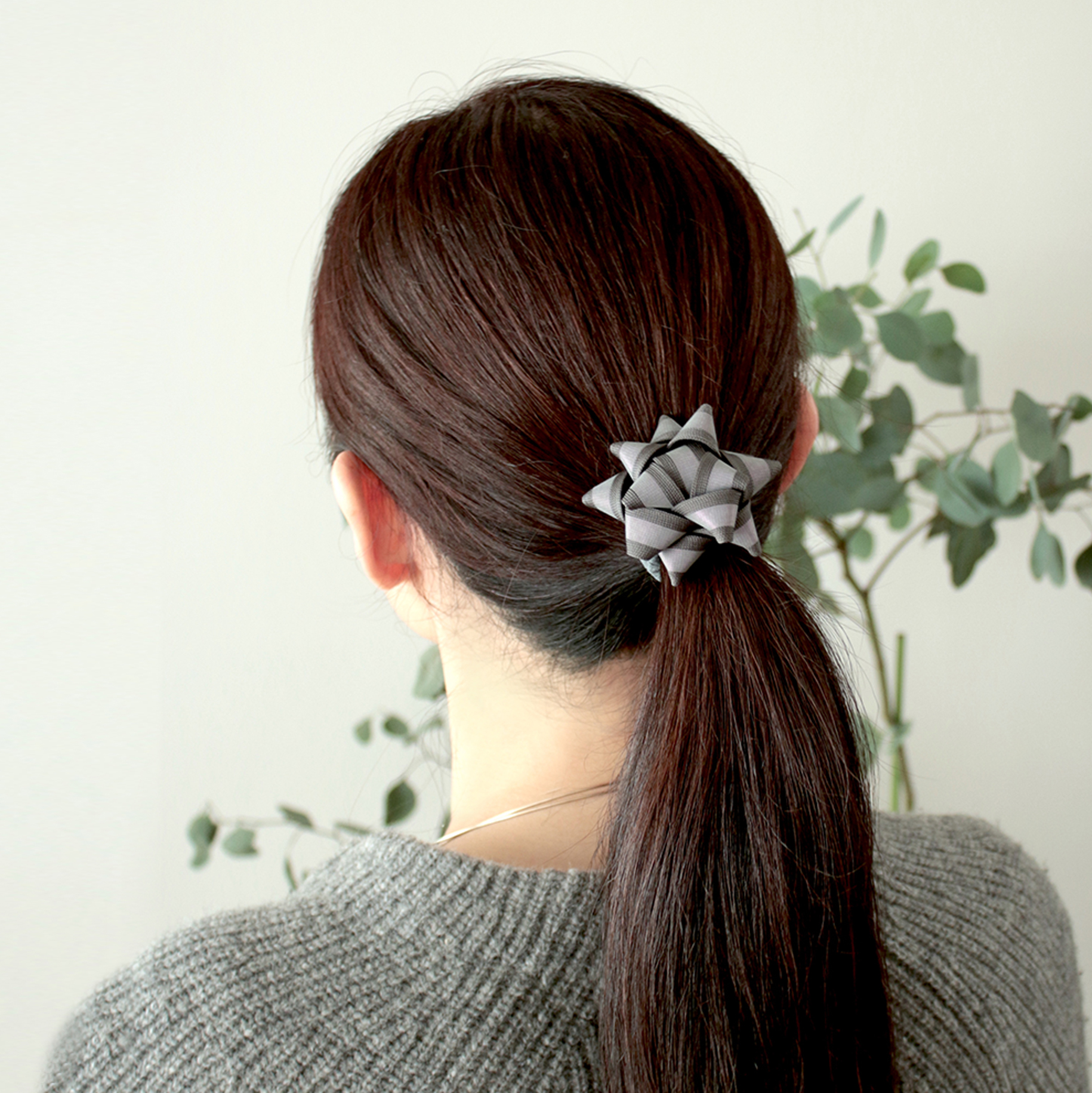 色が選べる　リフレクターヘアアクセサリー