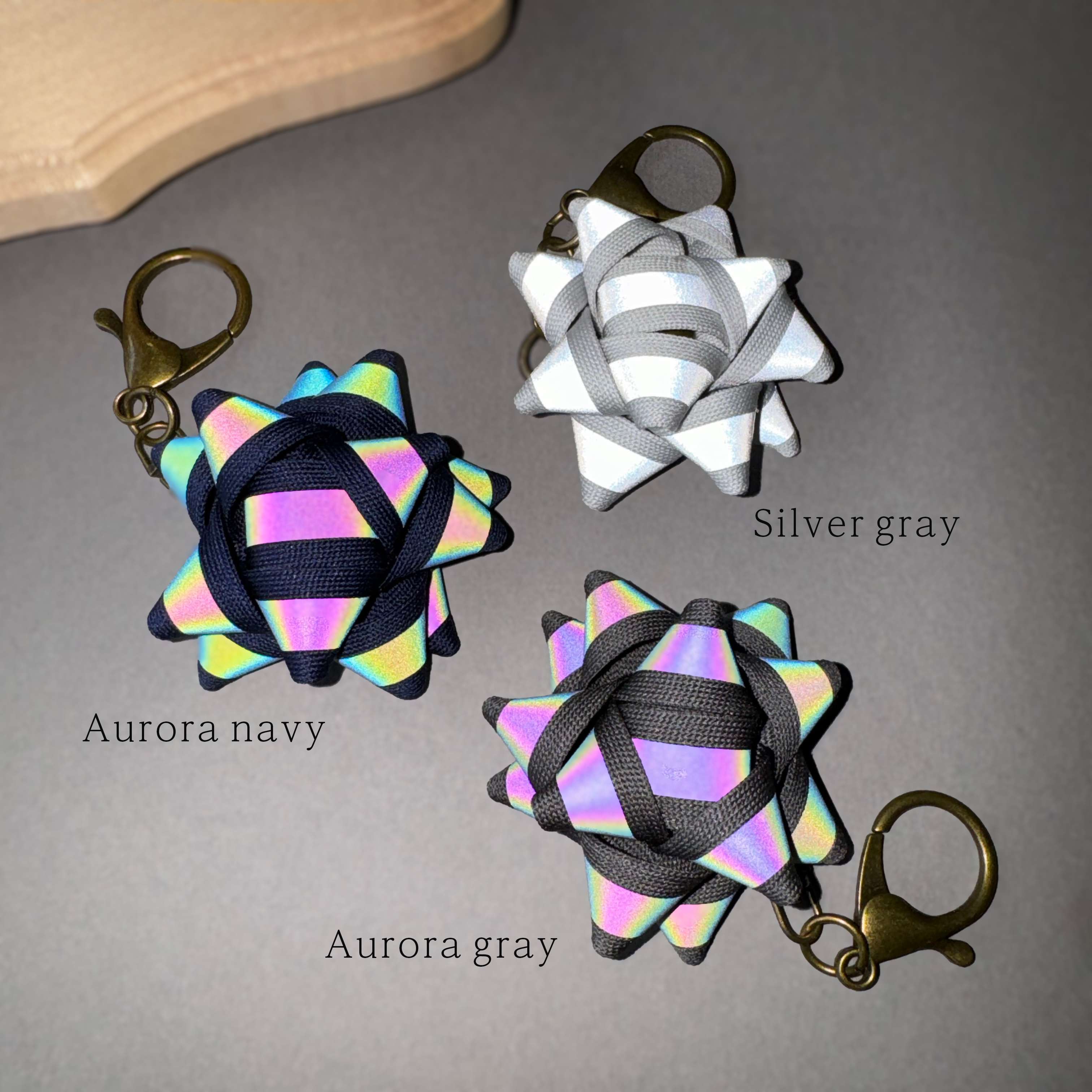 色が選べるリフレクターキーホルダー