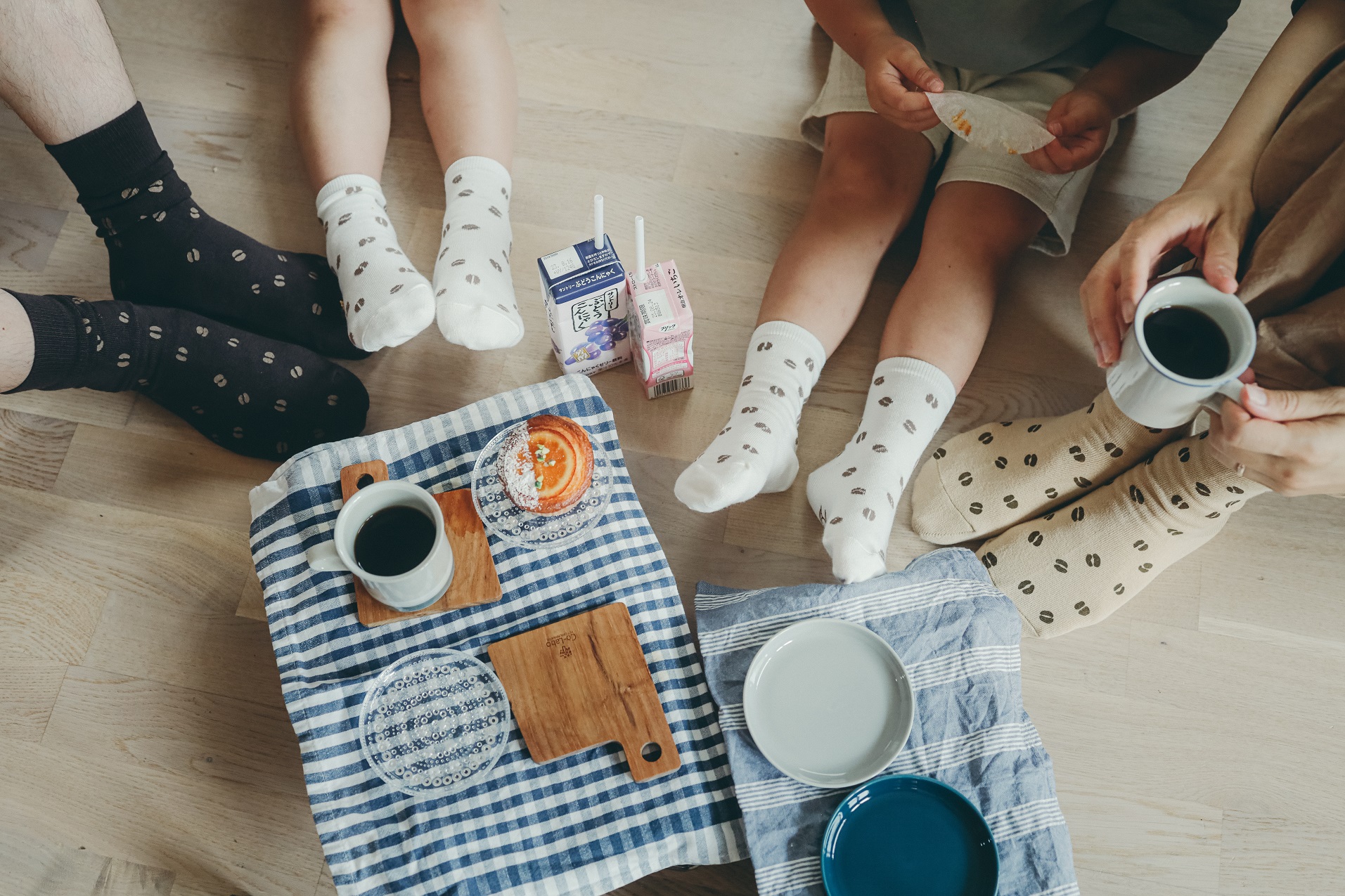 親子でおそろい靴下セット