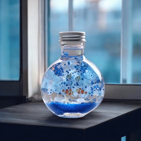 プチサイズ海のインテリアハーバリウム