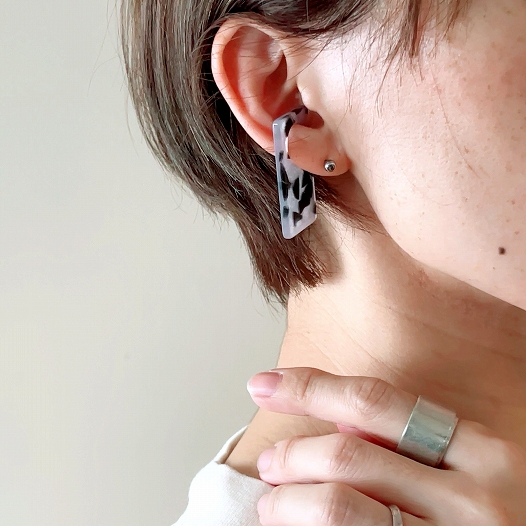 [ Rectangle ] Ear cuff