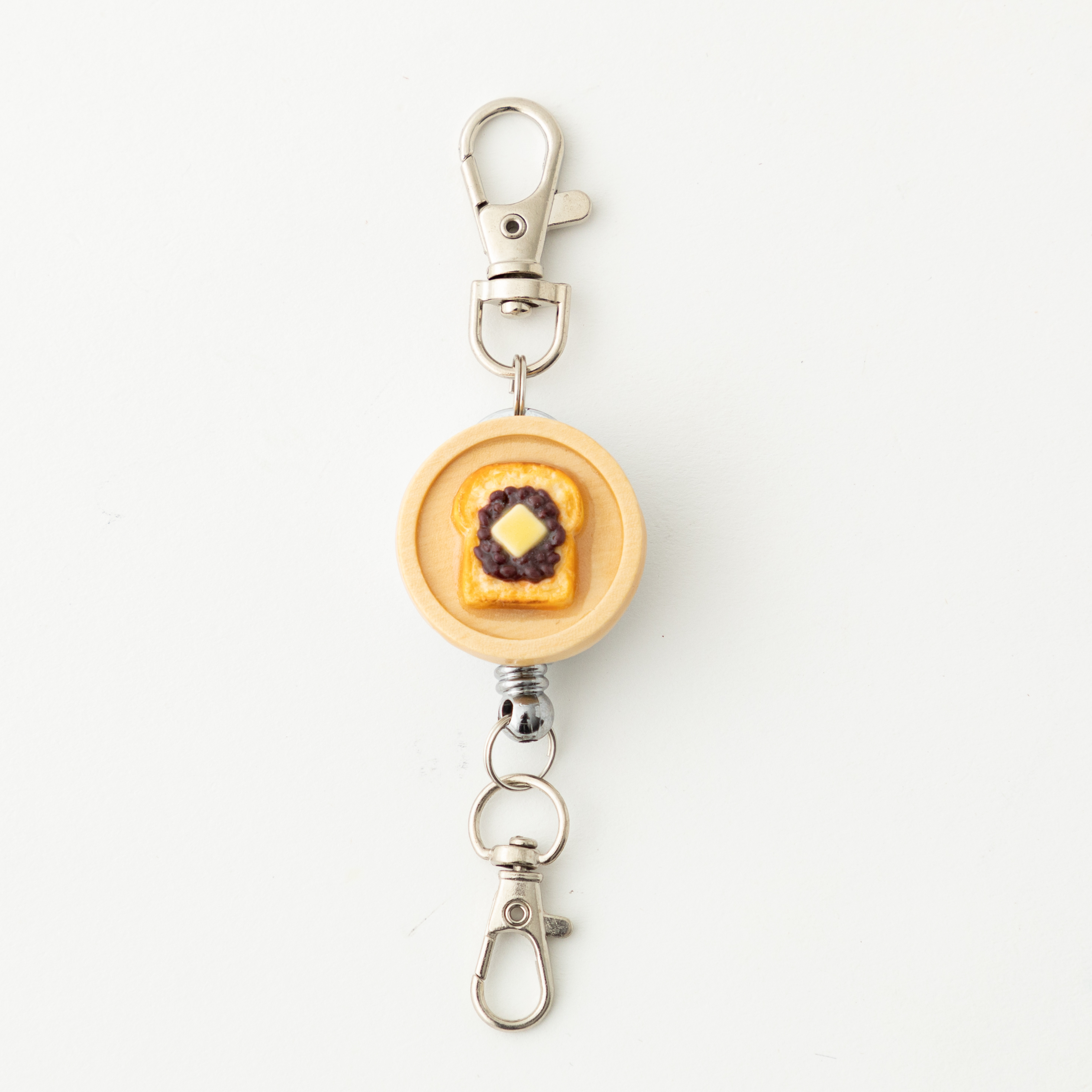 【リールキーホルダー】小倉トースト