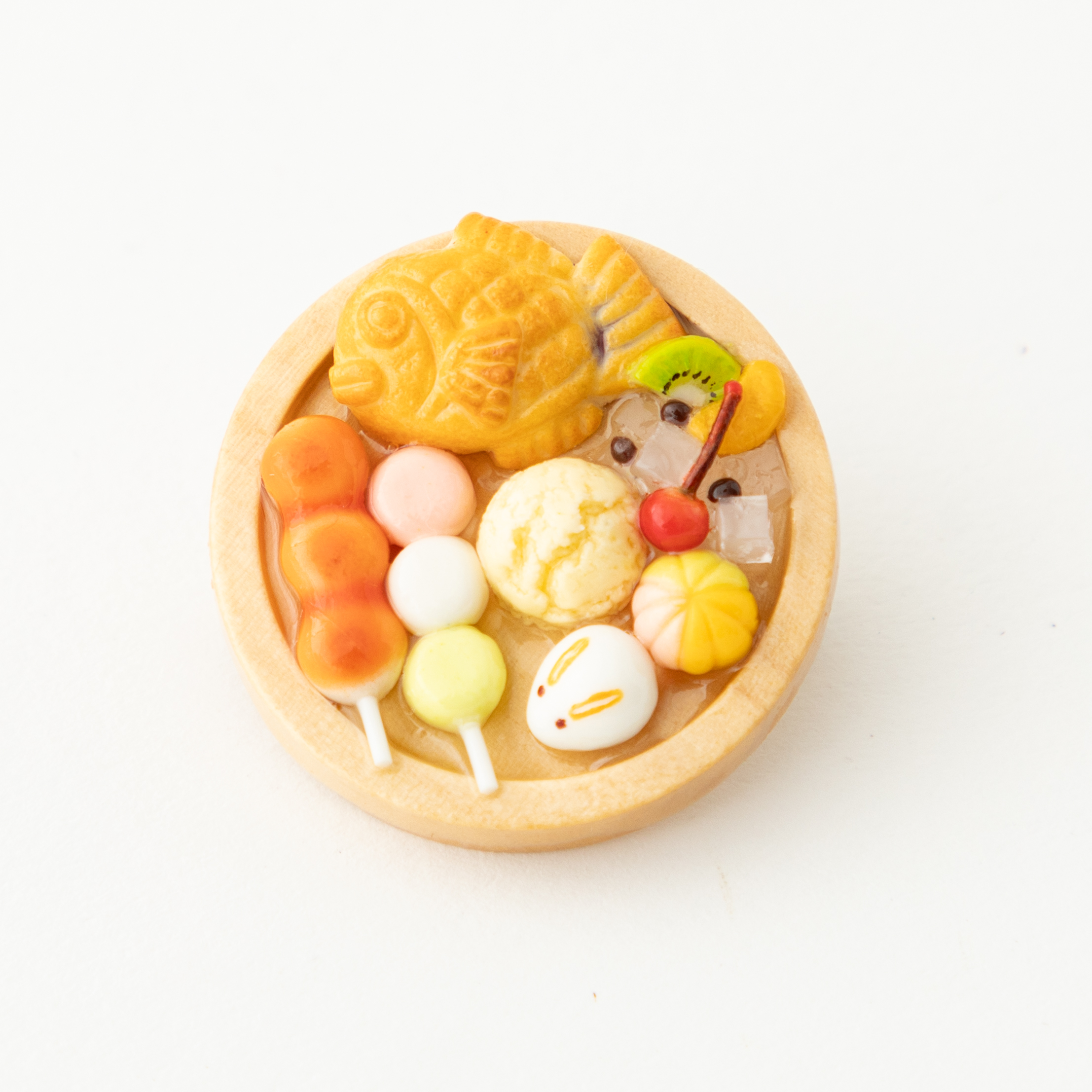 【ブローチ】和菓子づくし