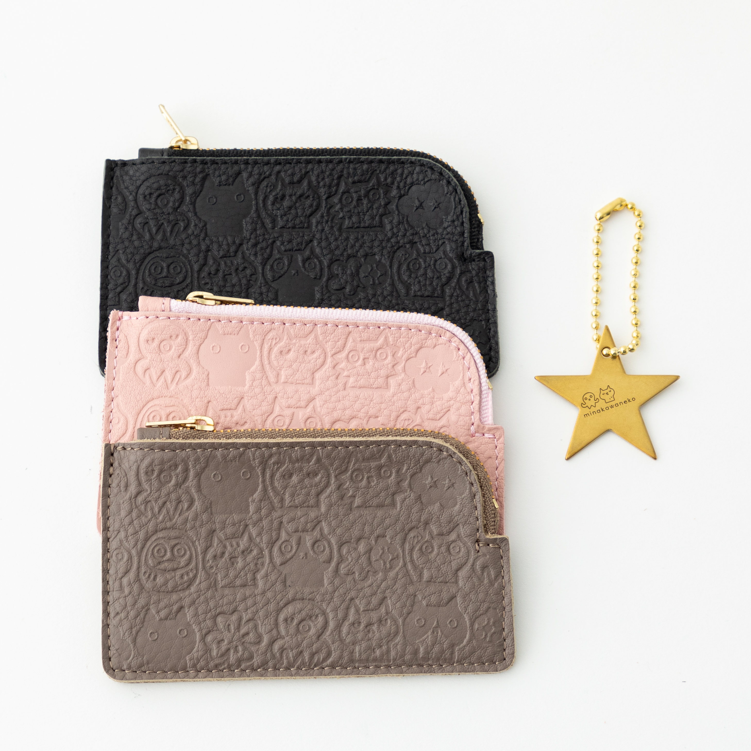 縁起物いっぱい！コインケースとキーホルダーセット