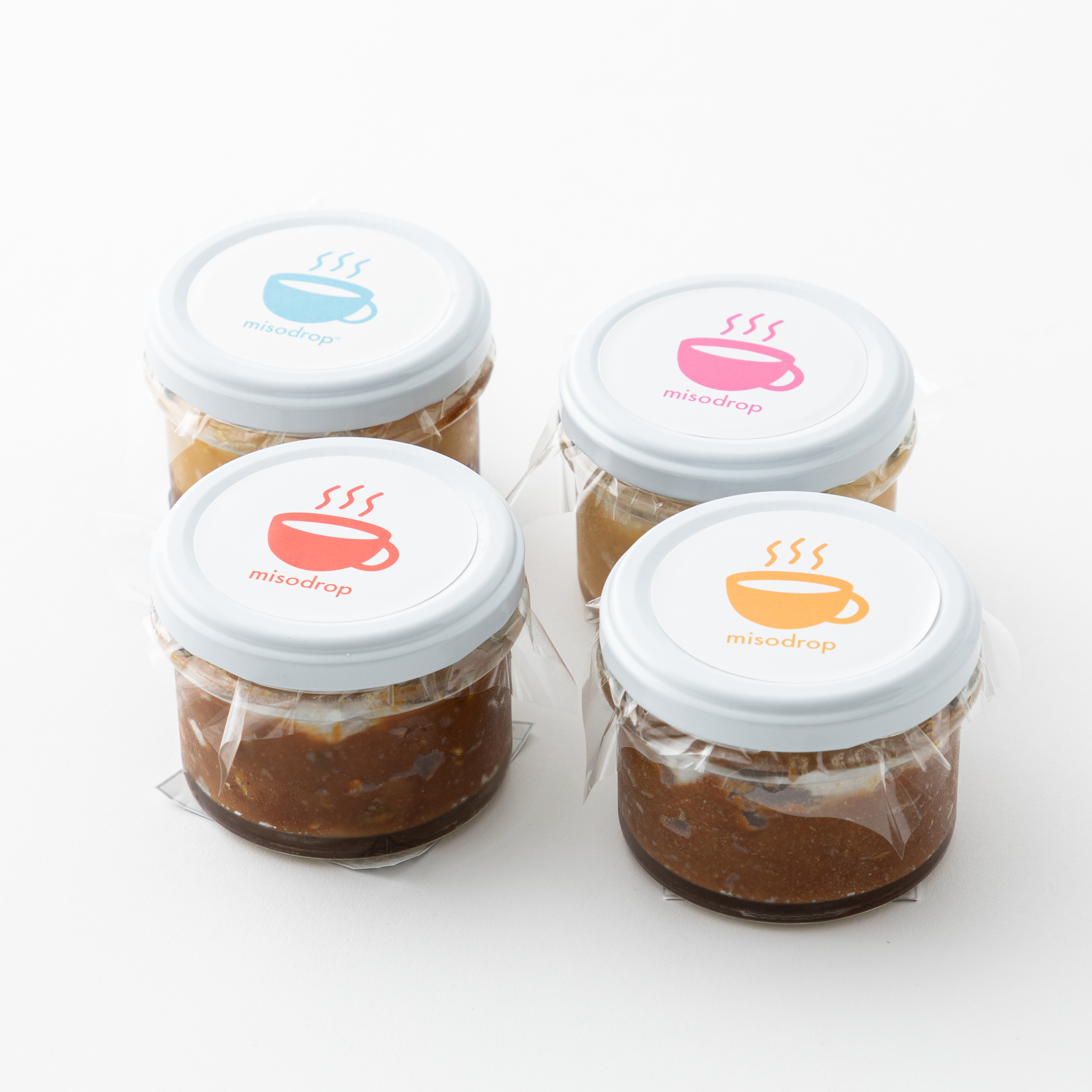 野菜だしベースのうま味たっぷり4種の国産味噌セット