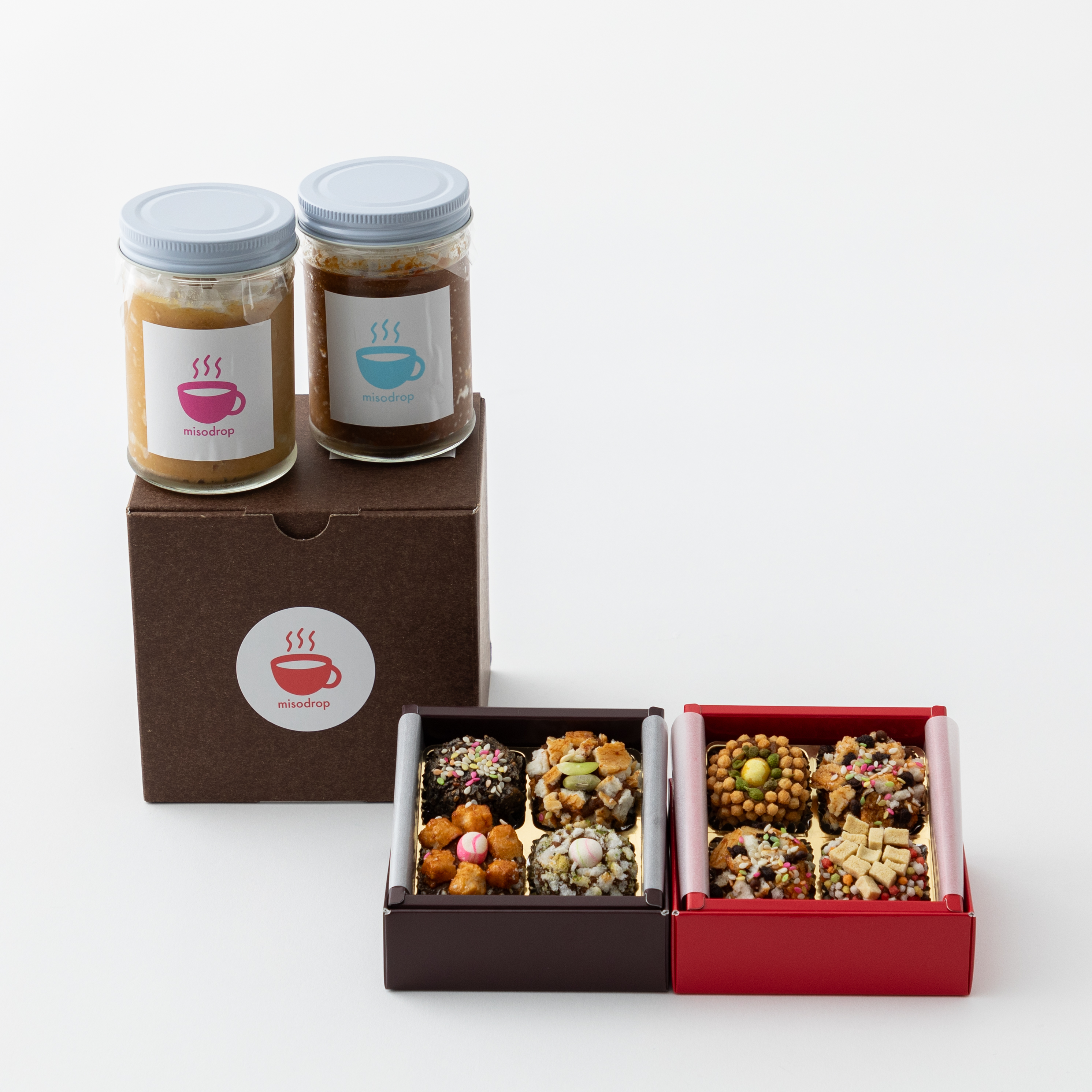 野菜だしベースのおいしい国産味噌＆和山椒とあられの味噌玉セット