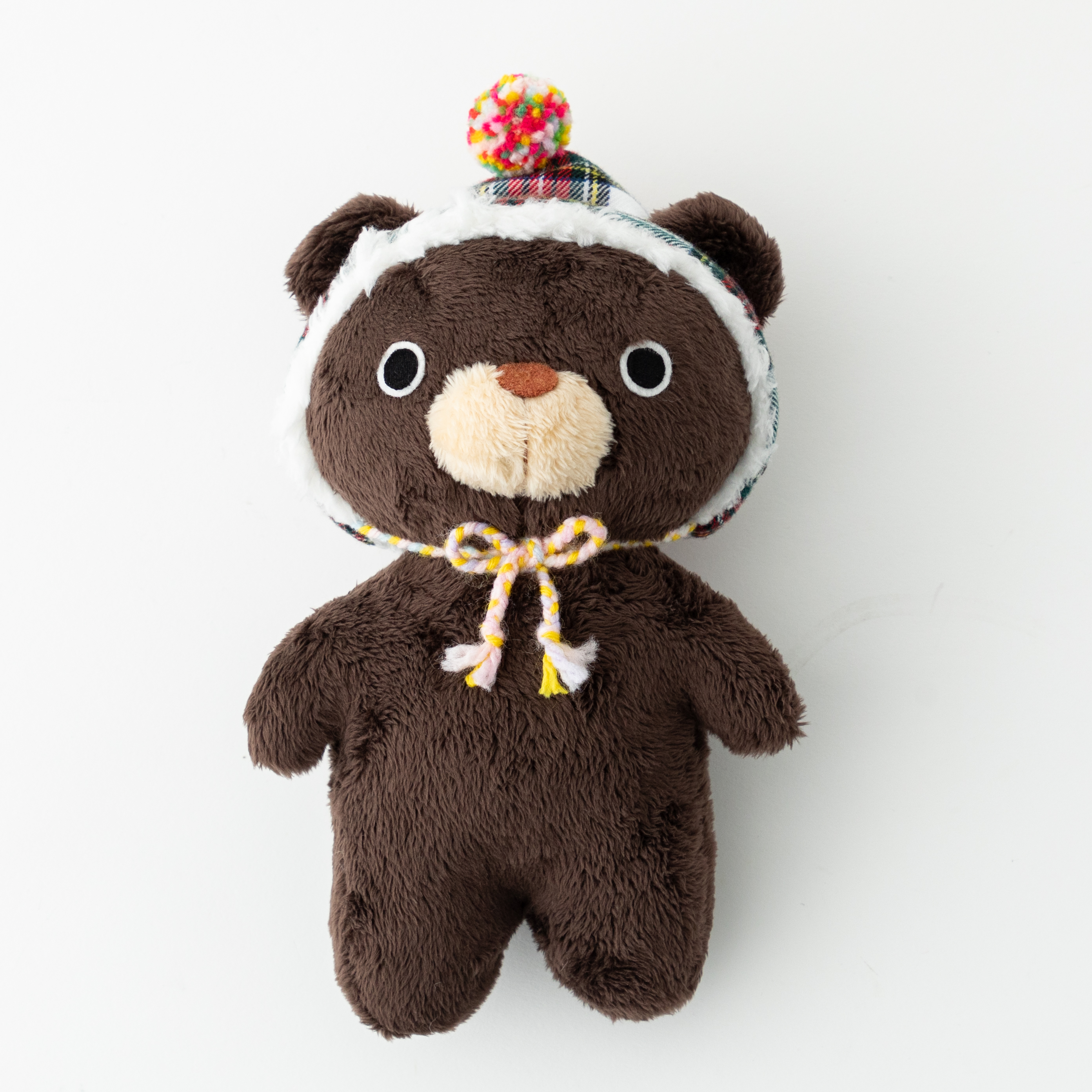 帽子寝そべりくまブラウンっこ