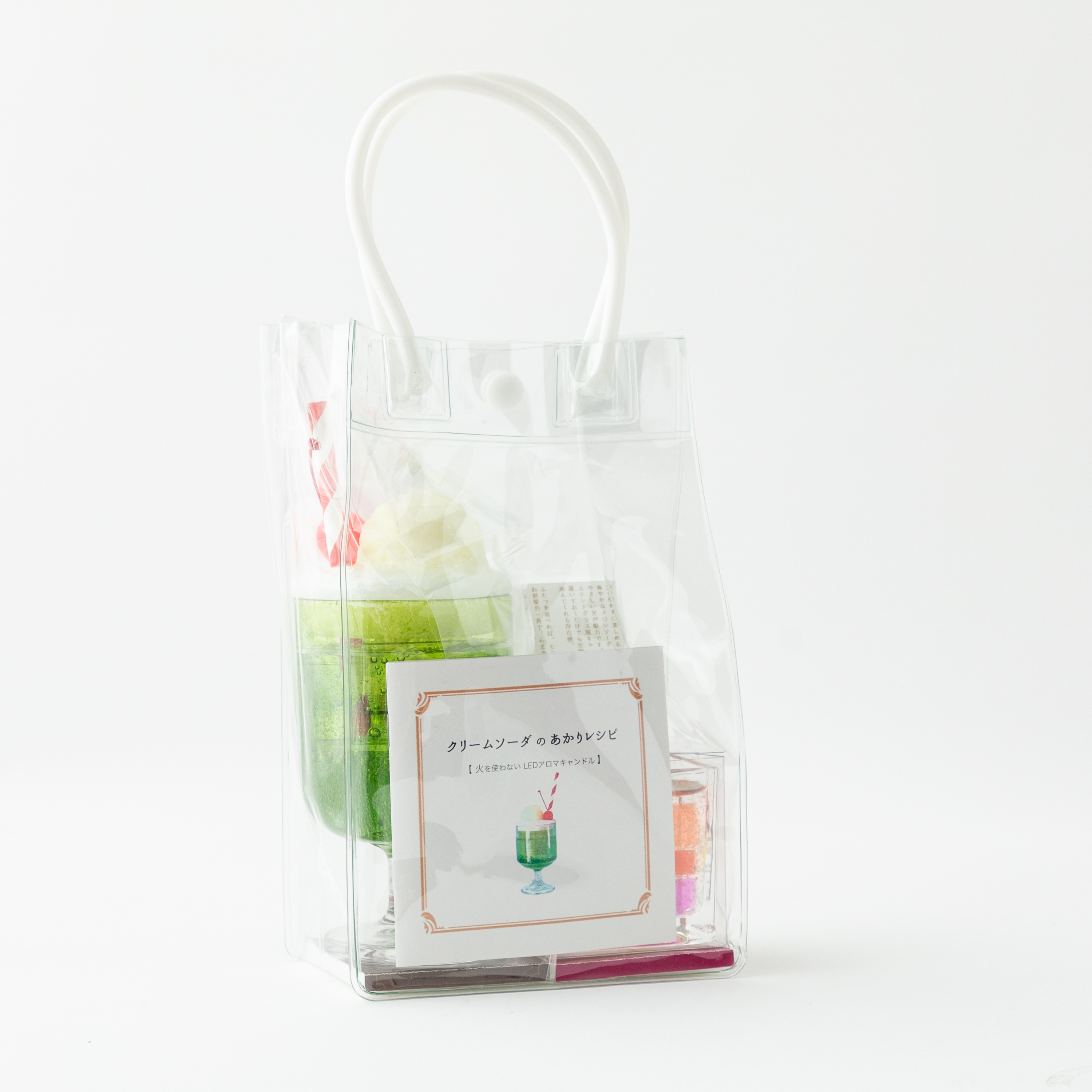 純喫茶の灯りセット【クリームソーダとステンドグラス】