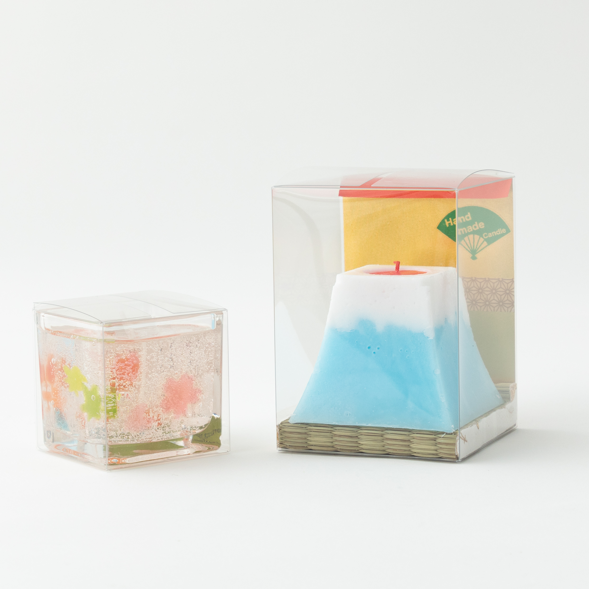 【色が変わる！】富士山キャンドルと四季の灯りセット（無香料）