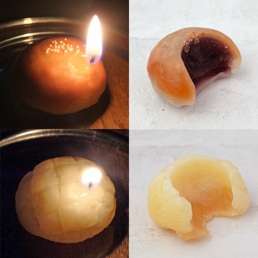 小さなコンビニ！菓子パンキャンドルセット【レジ袋付き】