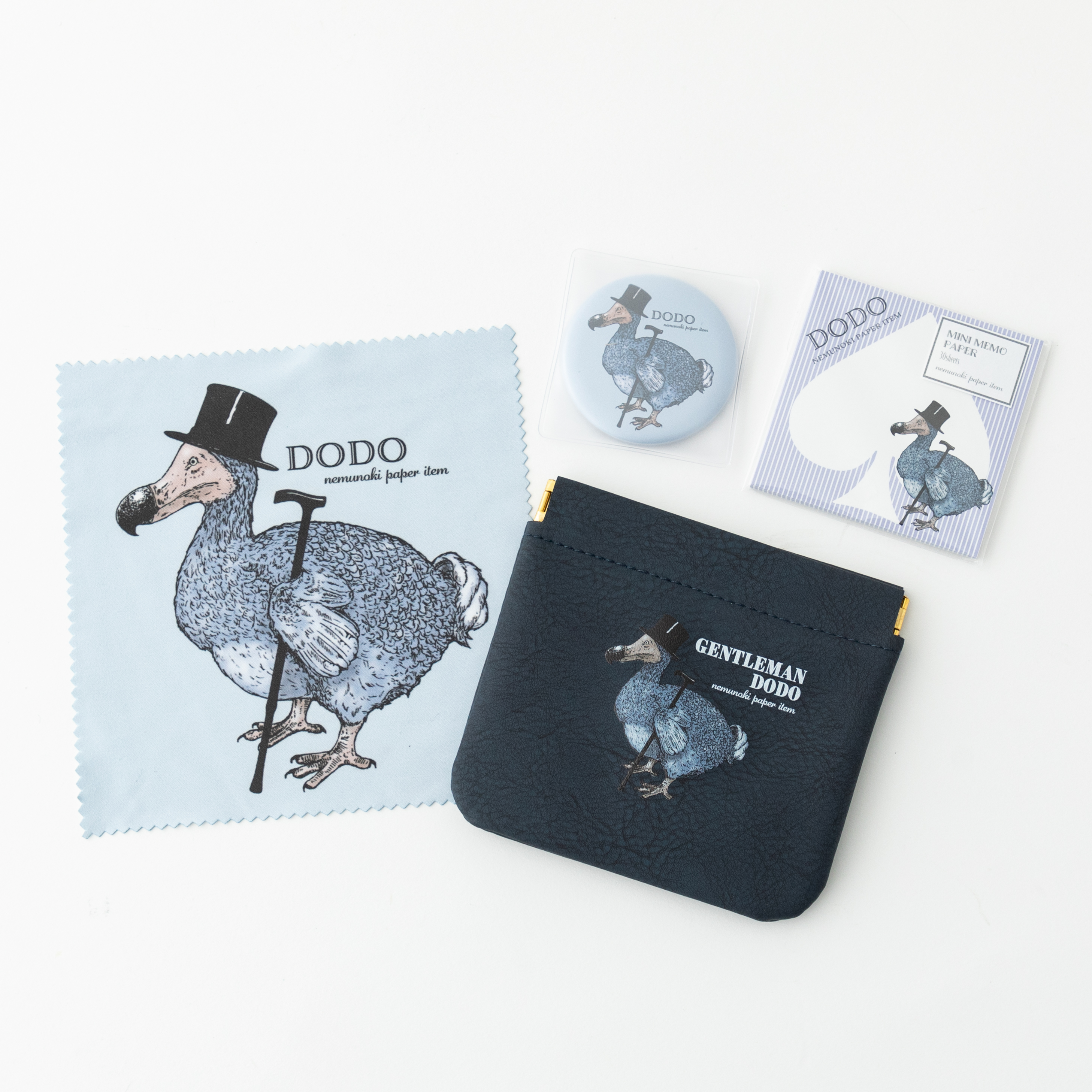 ドードー紳士のポーチセット