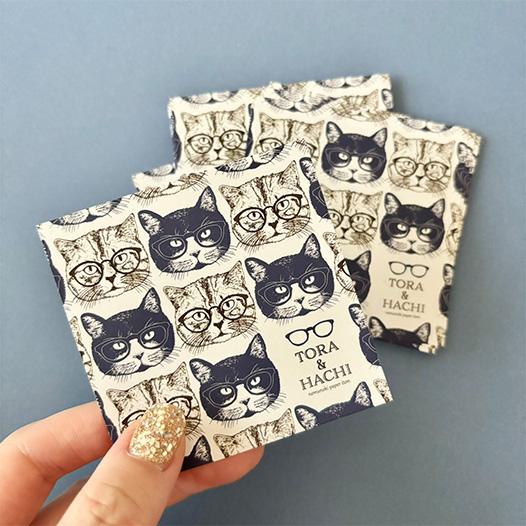 トラとハチ　めがねポーチセット