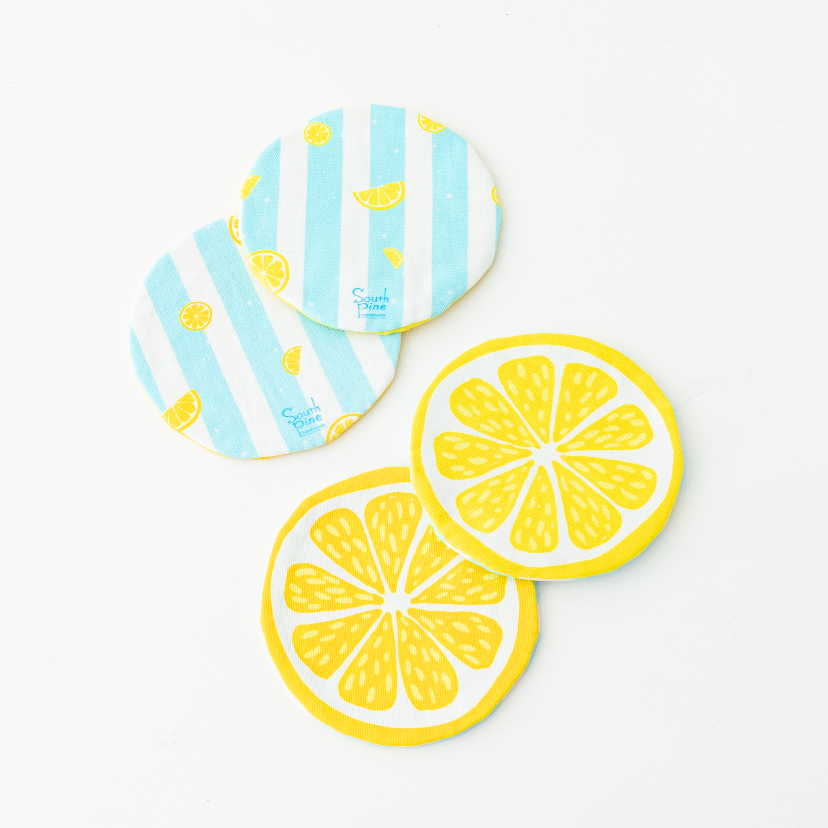 レモンなコースター【4枚セット】
